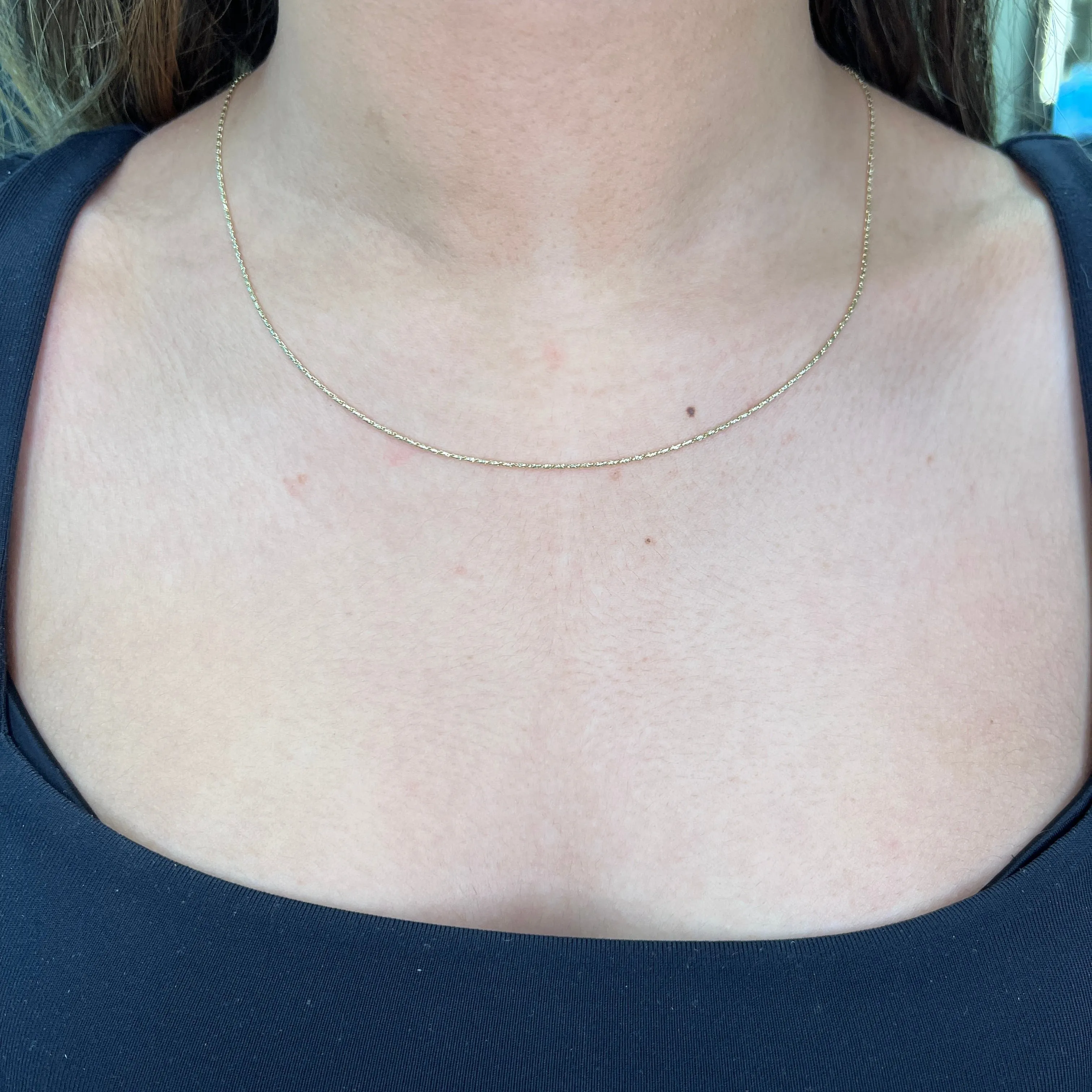 10K Yellow Gold (1.0mm) Raso Chains