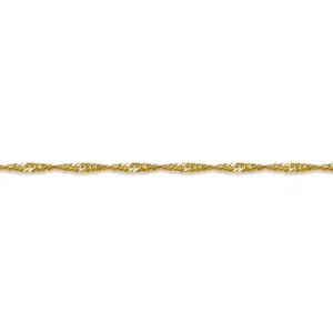 10K Yellow Gold (1.5mm) Singapore Chains