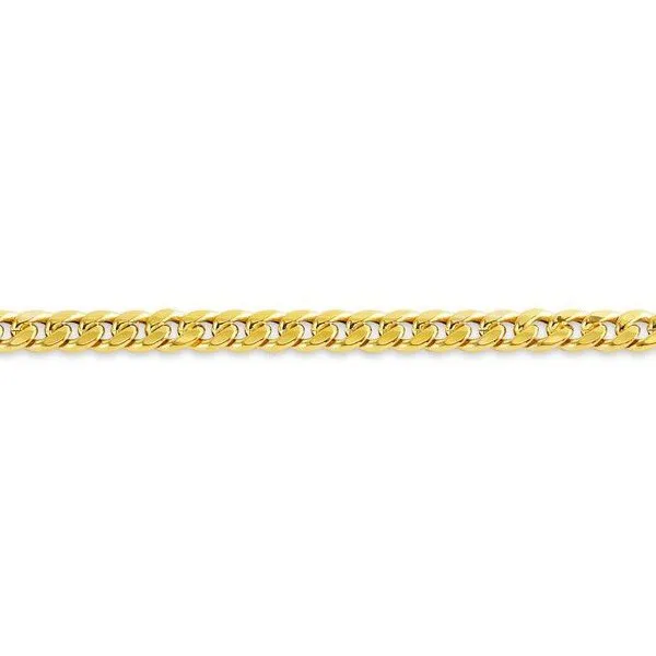 10K Yellow Gold (5.5mm) Semi Hollow Miami Cuban Link Chain (20" - 28")