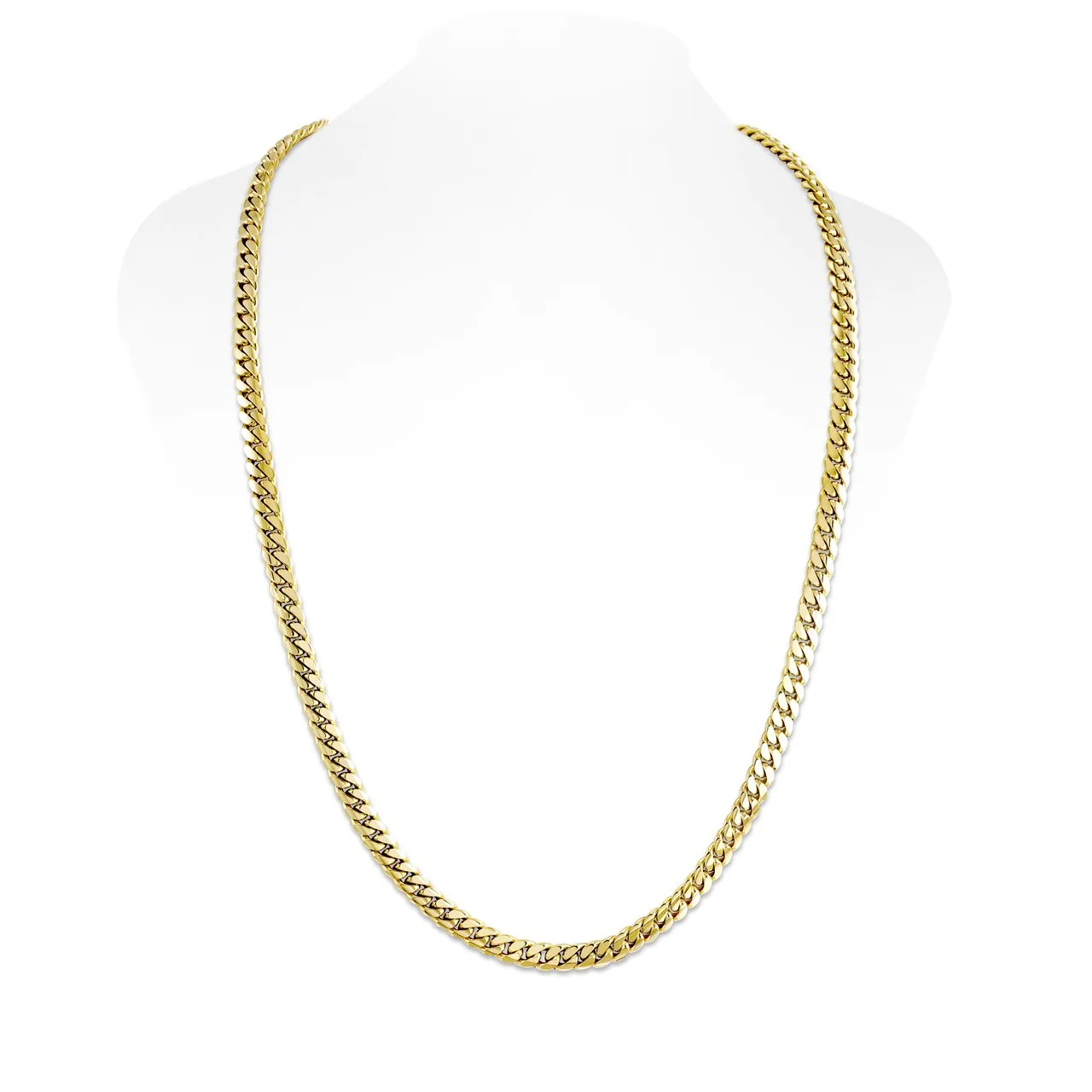 10K Yellow Gold (6.8mm) Miami Cuban Link Chain (20" - 30")