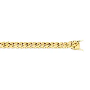 10K Yellow Gold (6.8mm) Miami Cuban Link Chain (20" - 30")