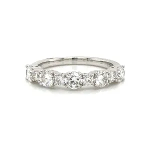 1.18ct tw Diamond Half Eternity Band Ring