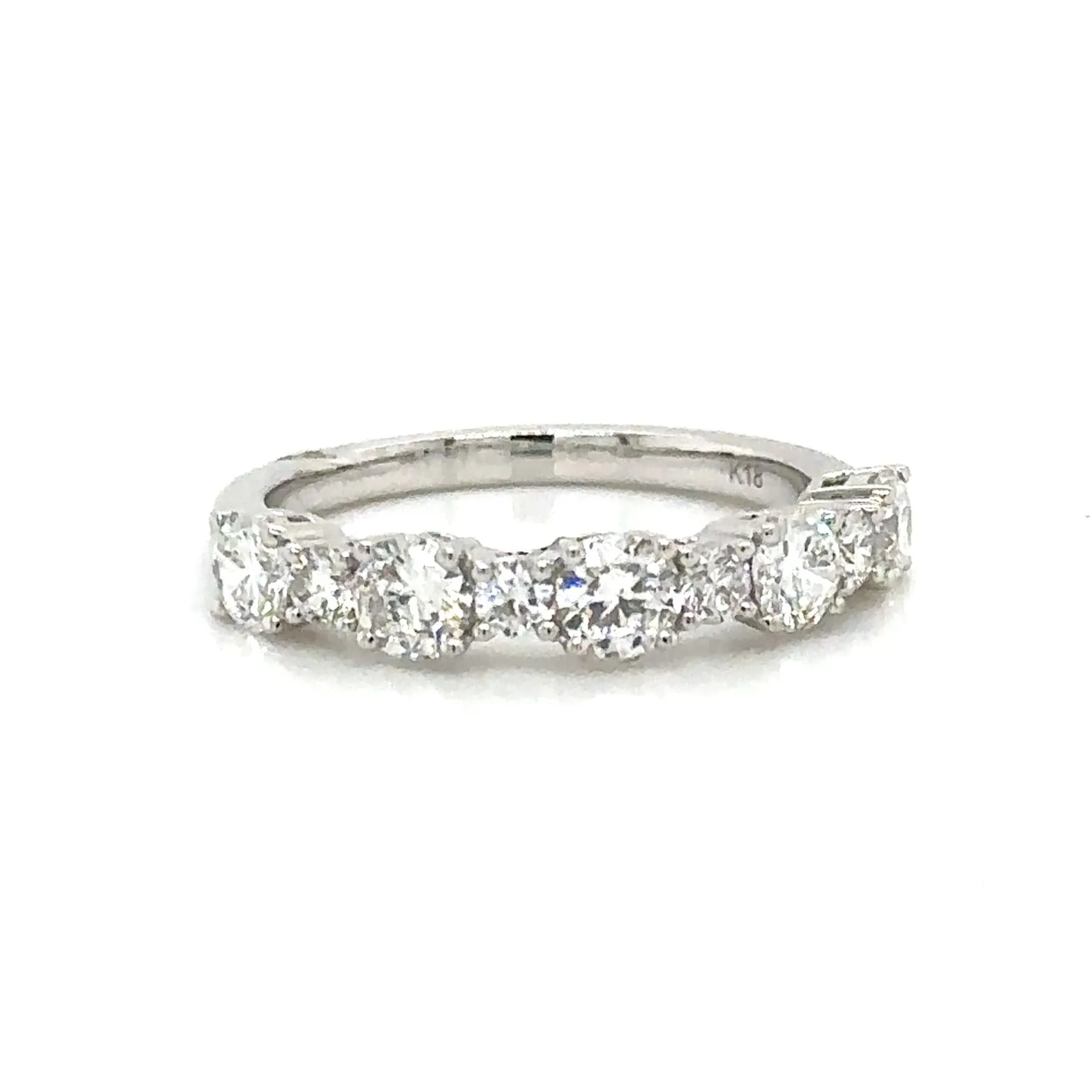 1.18ct tw Diamond Half Eternity Band Ring