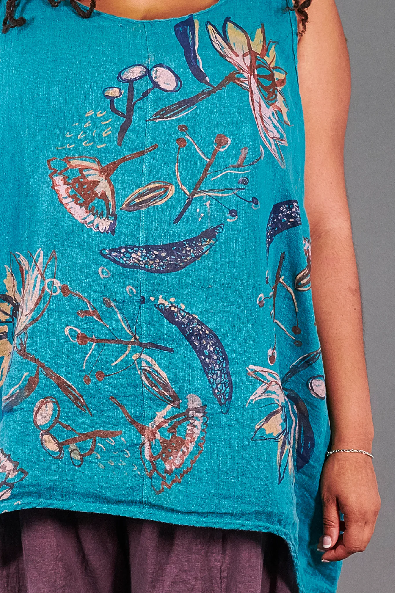 1196 Swing Linen Tank-Harper-Matisse Garden