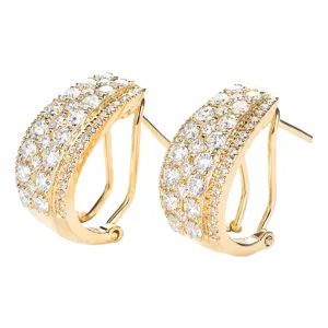 1.20CTW Diamond Latch Back Earrings