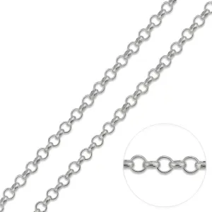 14K White Gold 2.5mm Rolo Chain
