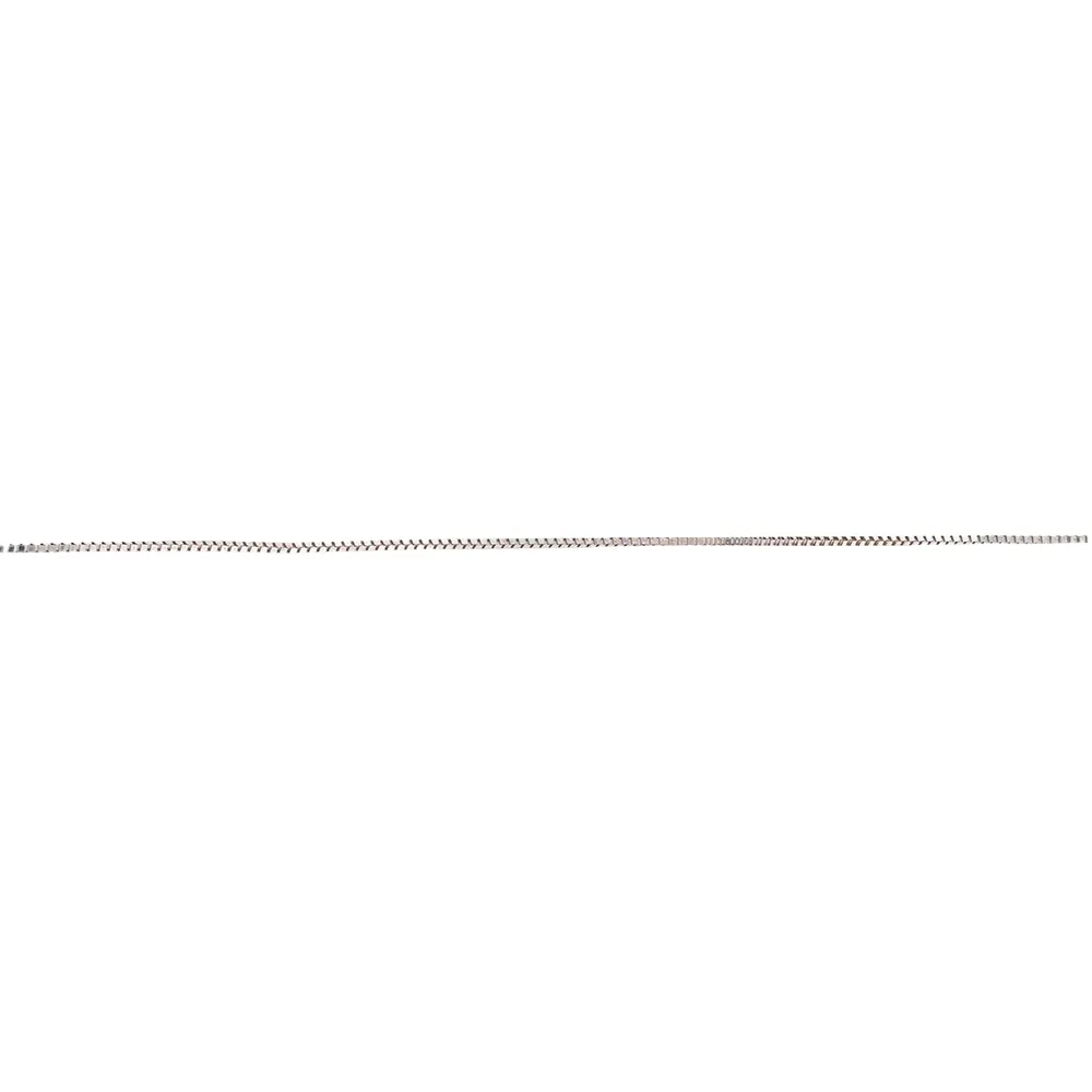 14K White Gold Box Chain 1.1 Grams