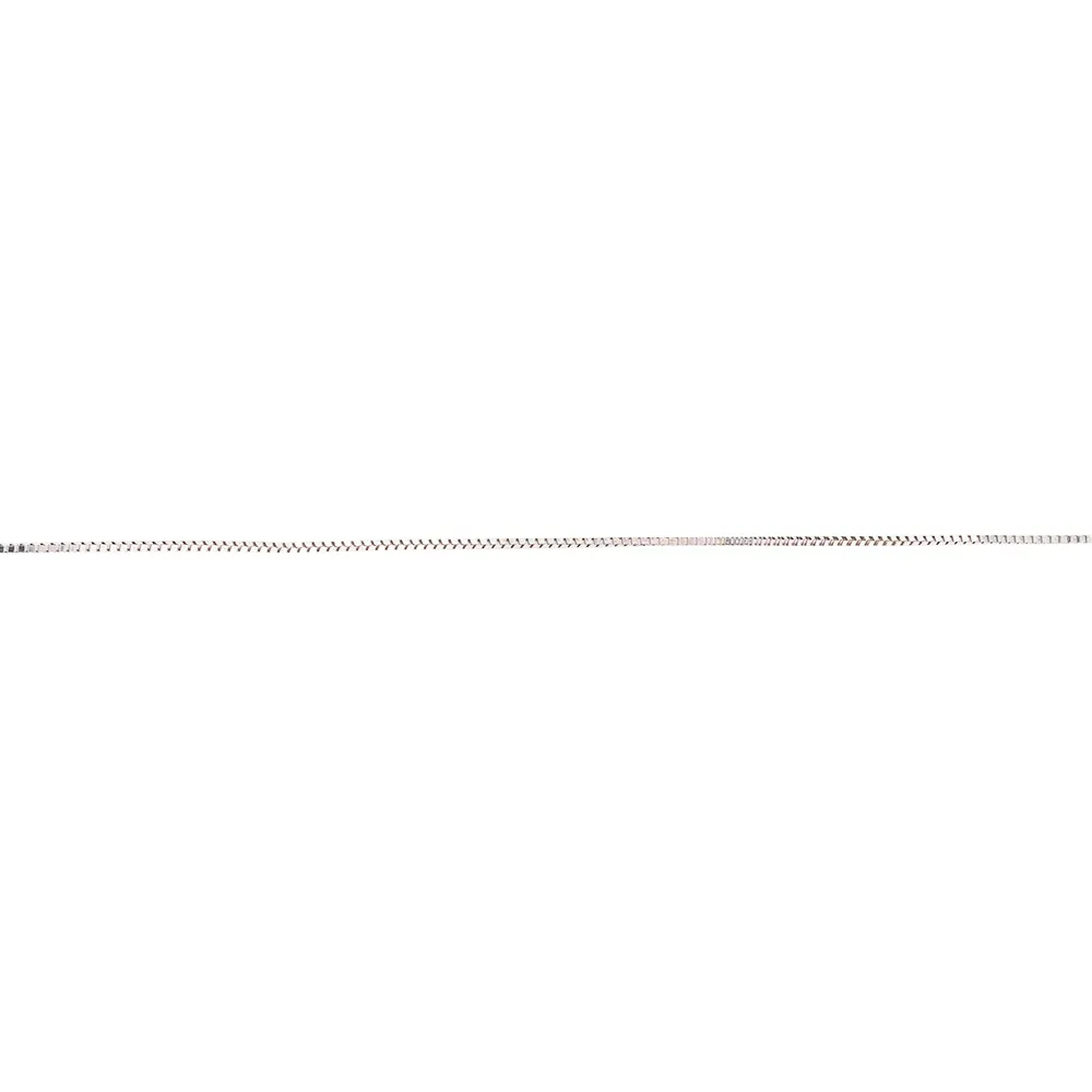 14K White Gold Box Chain 1.45 Grams