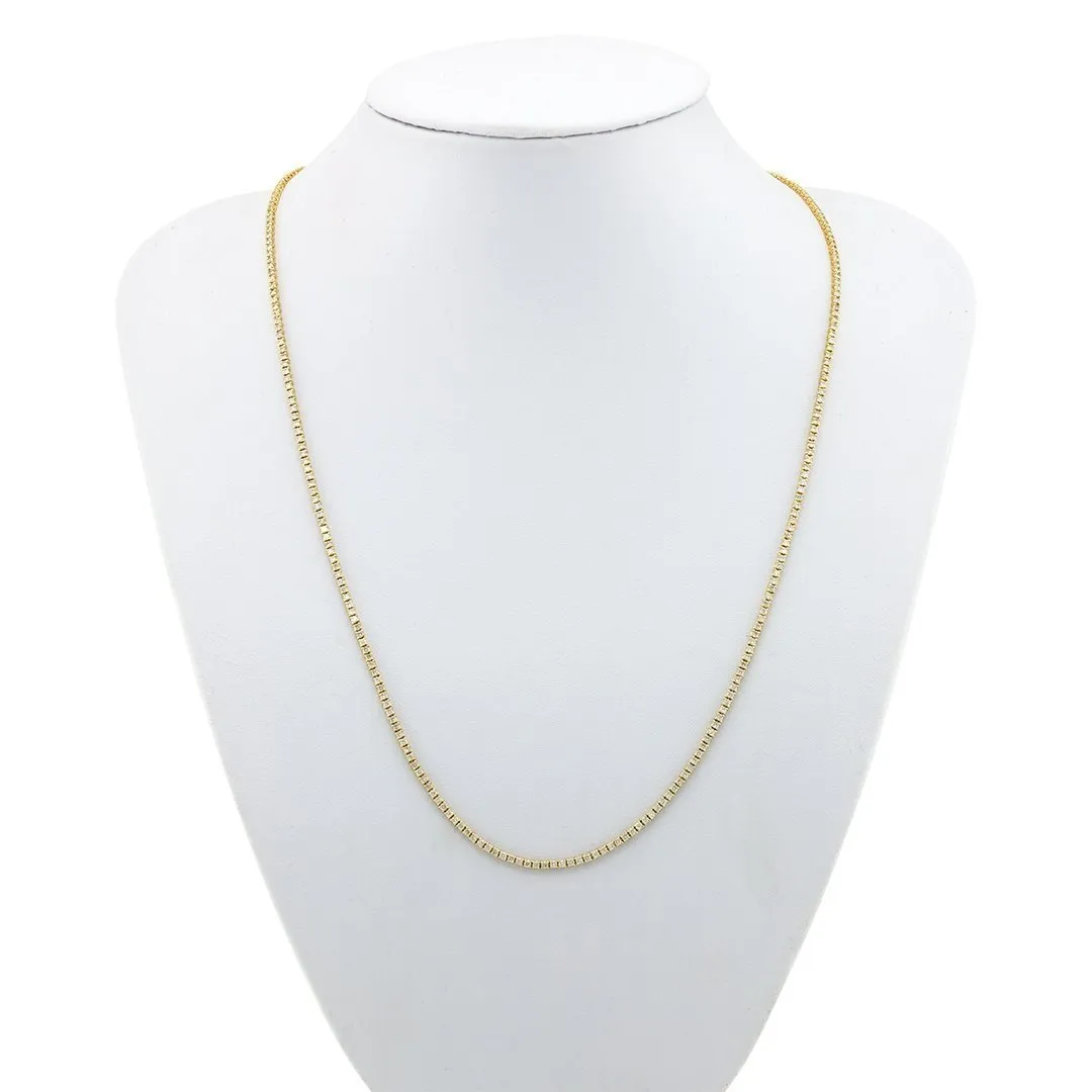 14k White Gold Diamond Tennis Chain 2 mm 4.5 Ctw
