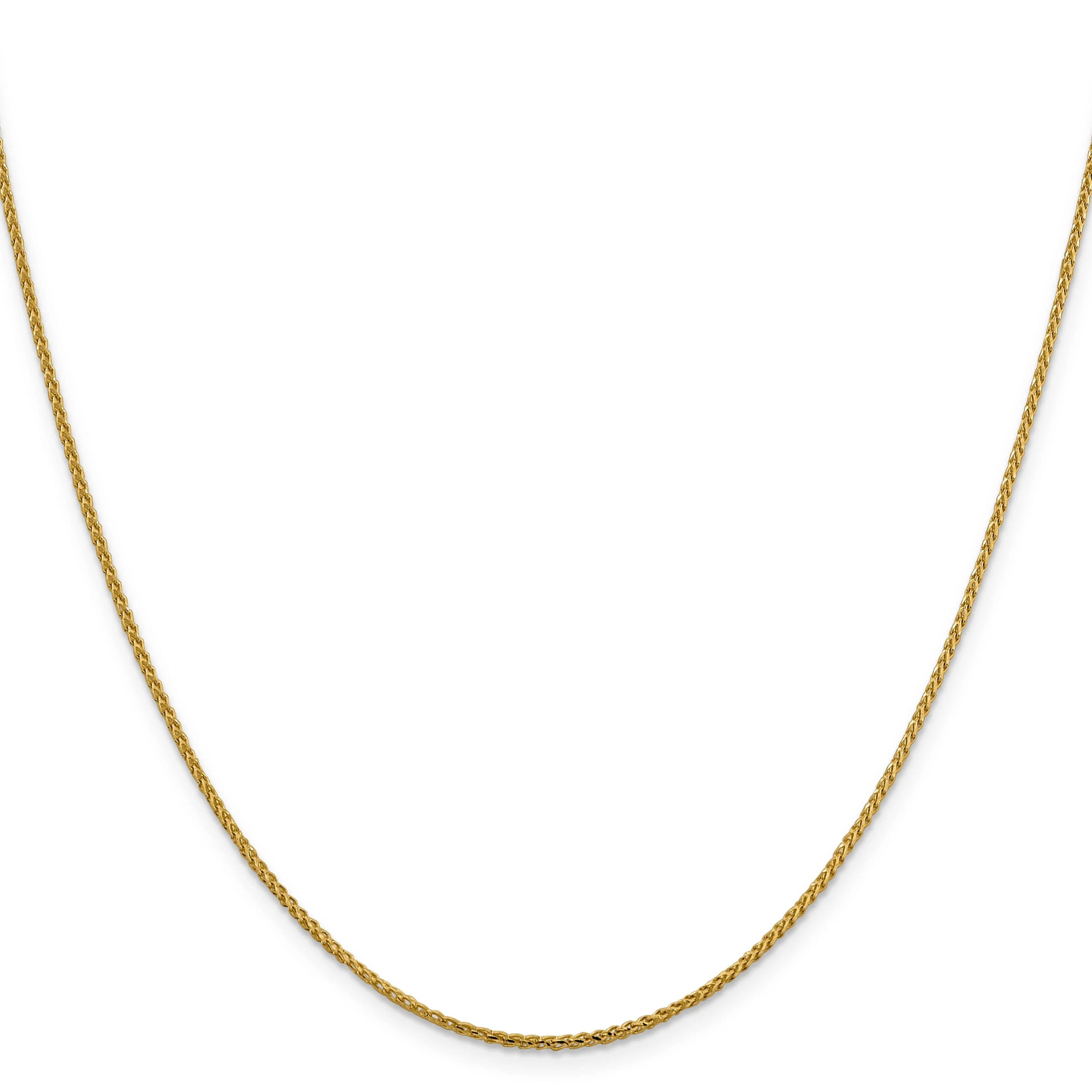 14k Yellow Gold 1.4 mm D.C Open Franco Chain