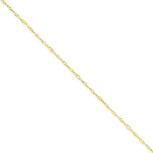 14k Yellow Gold 1.60m Polished Singapore Chain