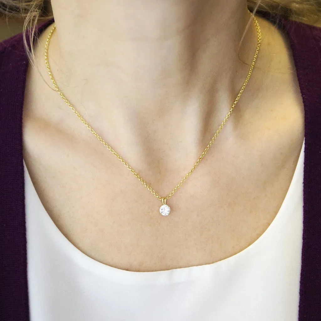 14K Yellow Gold 2mm Rolo Chain