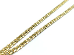 14KGF 18” 3mm Cuban Curb Chain, 14KGF, 14K Gold Filled, 14K Gold Fill, 14K Gold, Sku:S3309CHR-18