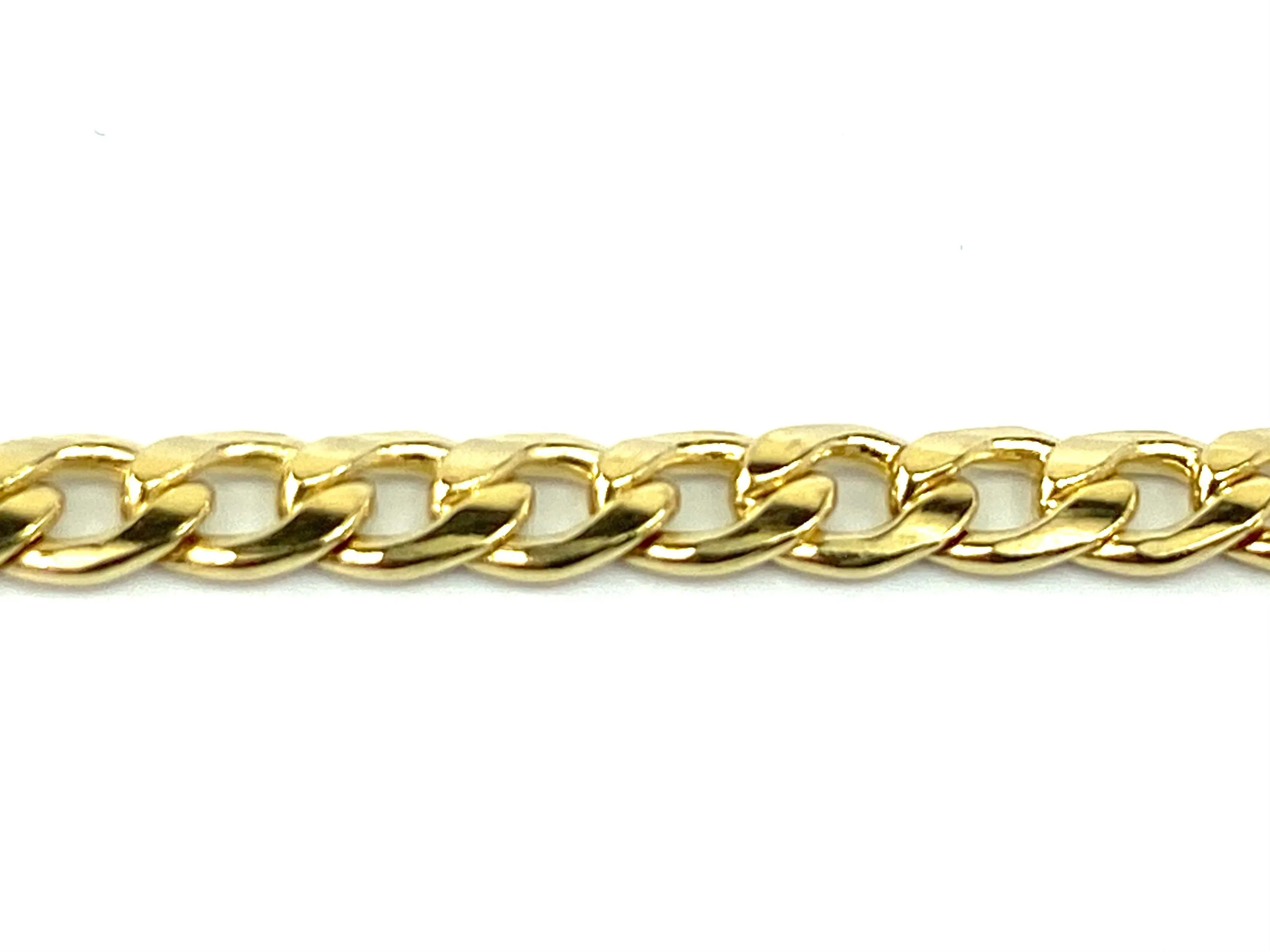 14KGF 18” 3mm Cuban Curb Chain, 14KGF, 14K Gold Filled, 14K Gold Fill, 14K Gold, Sku:S3309CHR-18