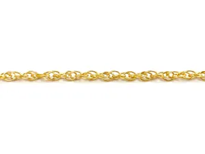 14KGF 1mm Rope Chain, 14KGF, 14K Gold Filled, 14K Gold Fill, 14K Gold, Sku: 15R