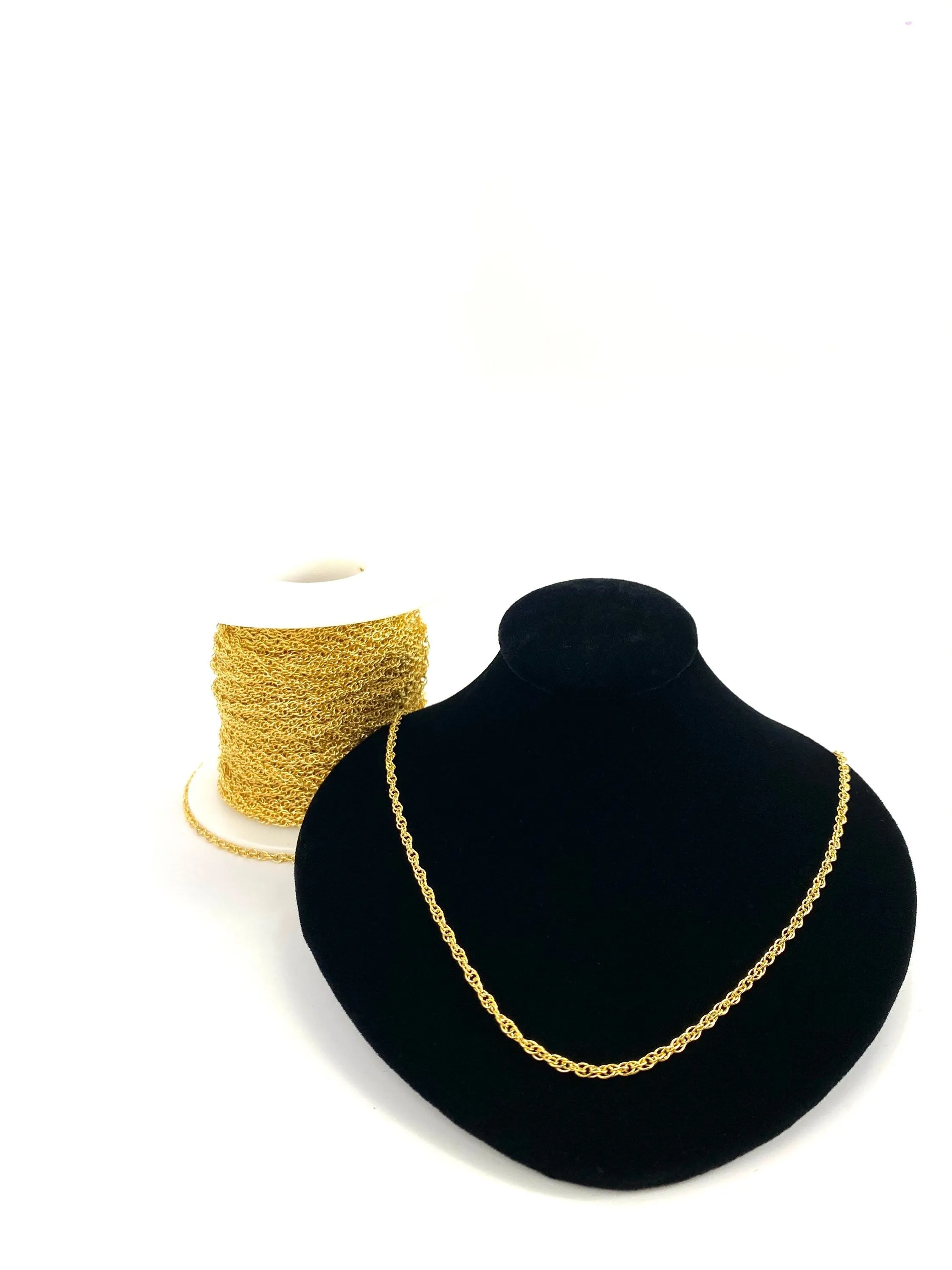 14KGF 1mm Rope Chain, 14KGF, 14K Gold Filled, 14K Gold Fill, 14K Gold, Sku: 15R