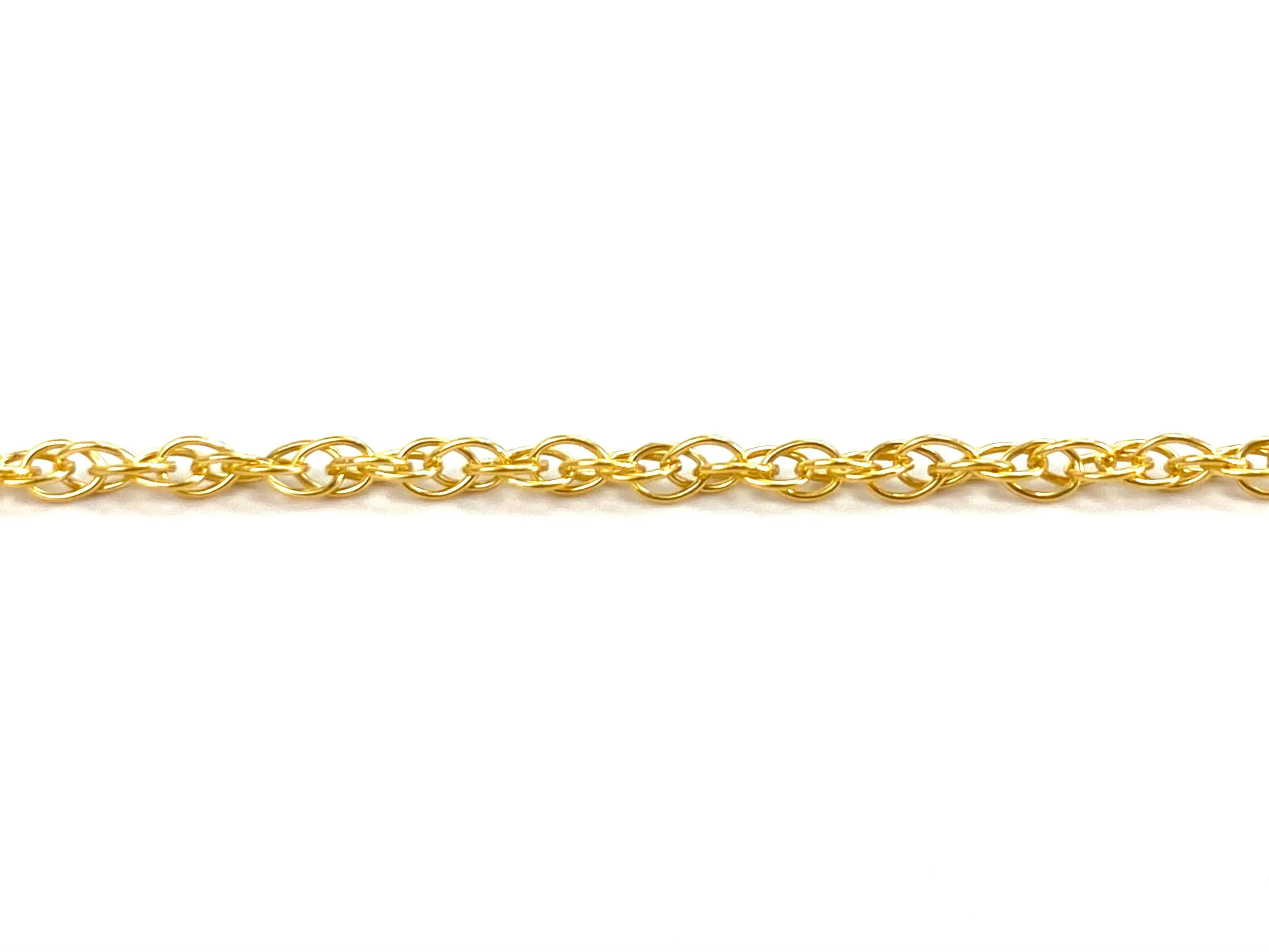 14KGF 1mm Rope Chain, 14KGF, 14K Gold Filled, 14K Gold Fill, 14K Gold, Sku: 15R
