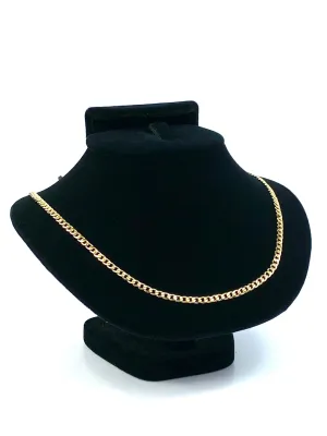 14KGF 20” 3.0mm Cuban Curb Chain, 14KGF, 14K Gold Filled, 14K Gold Fill, 14K Gold, Sku: S3309CHR-20