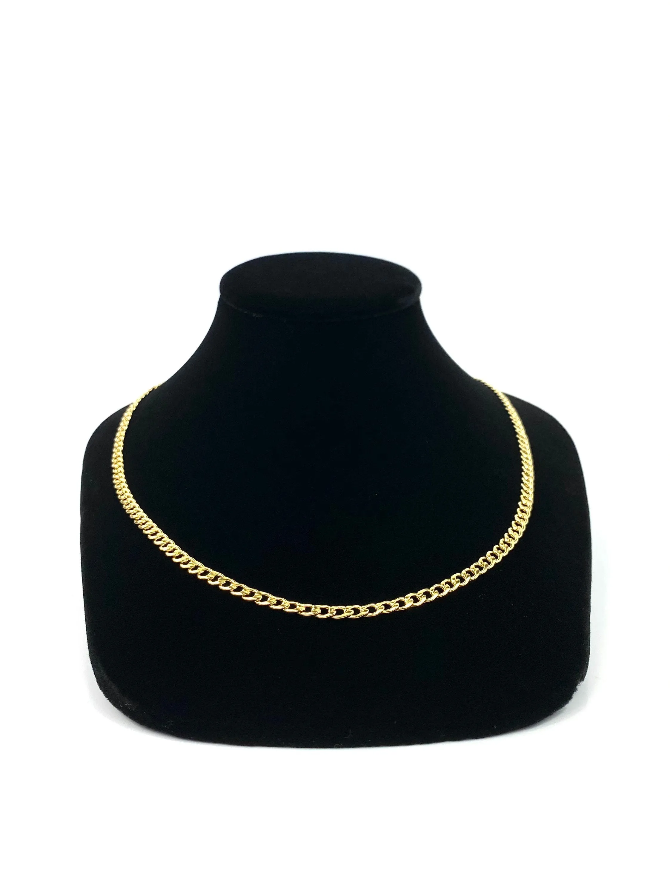 14KGF 22” 4.0mm Cuban Curb Chain, 14KGF, 14K Gold Filled, 14K Gold Fill, Sku:S4007CHR-22
