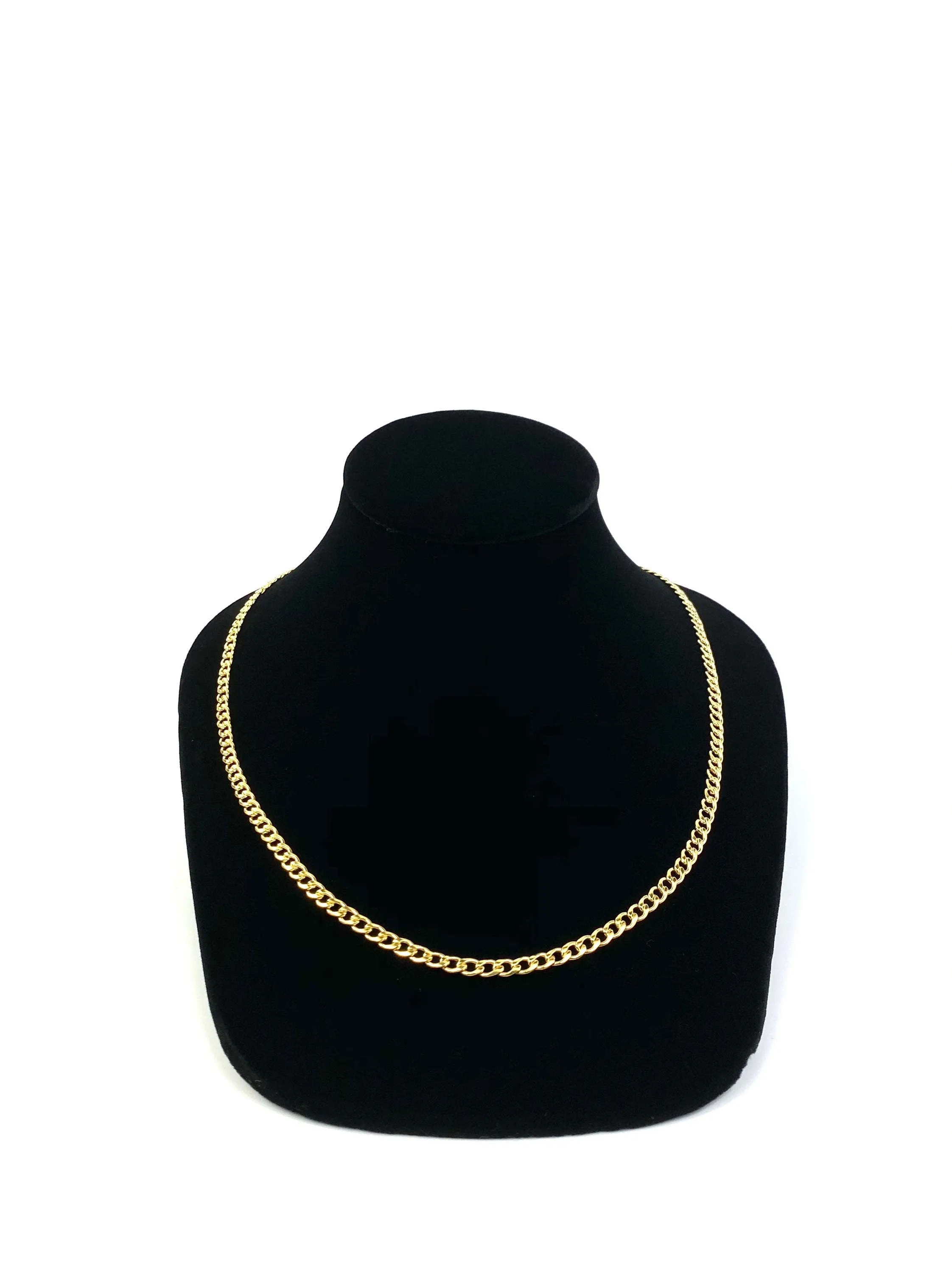 14KGF 22” 4.0mm Cuban Curb Chain, 14KGF, 14K Gold Filled, 14K Gold Fill, Sku:S4007CHR-22