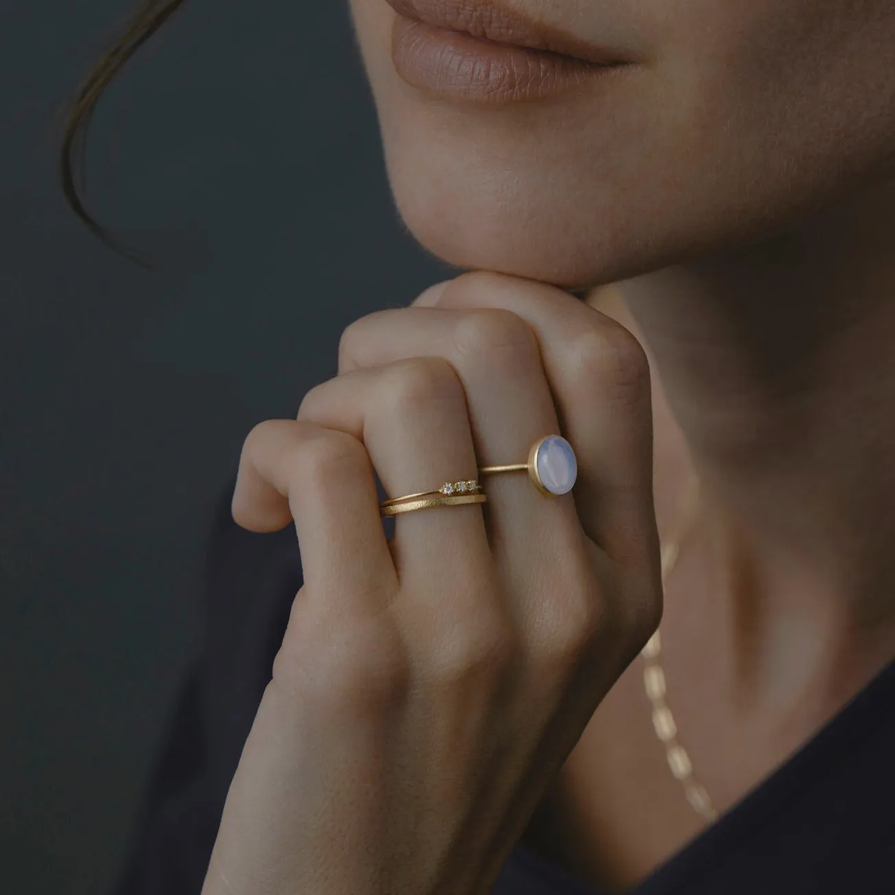 1.5mm Rough-Textured Square Band | R7401