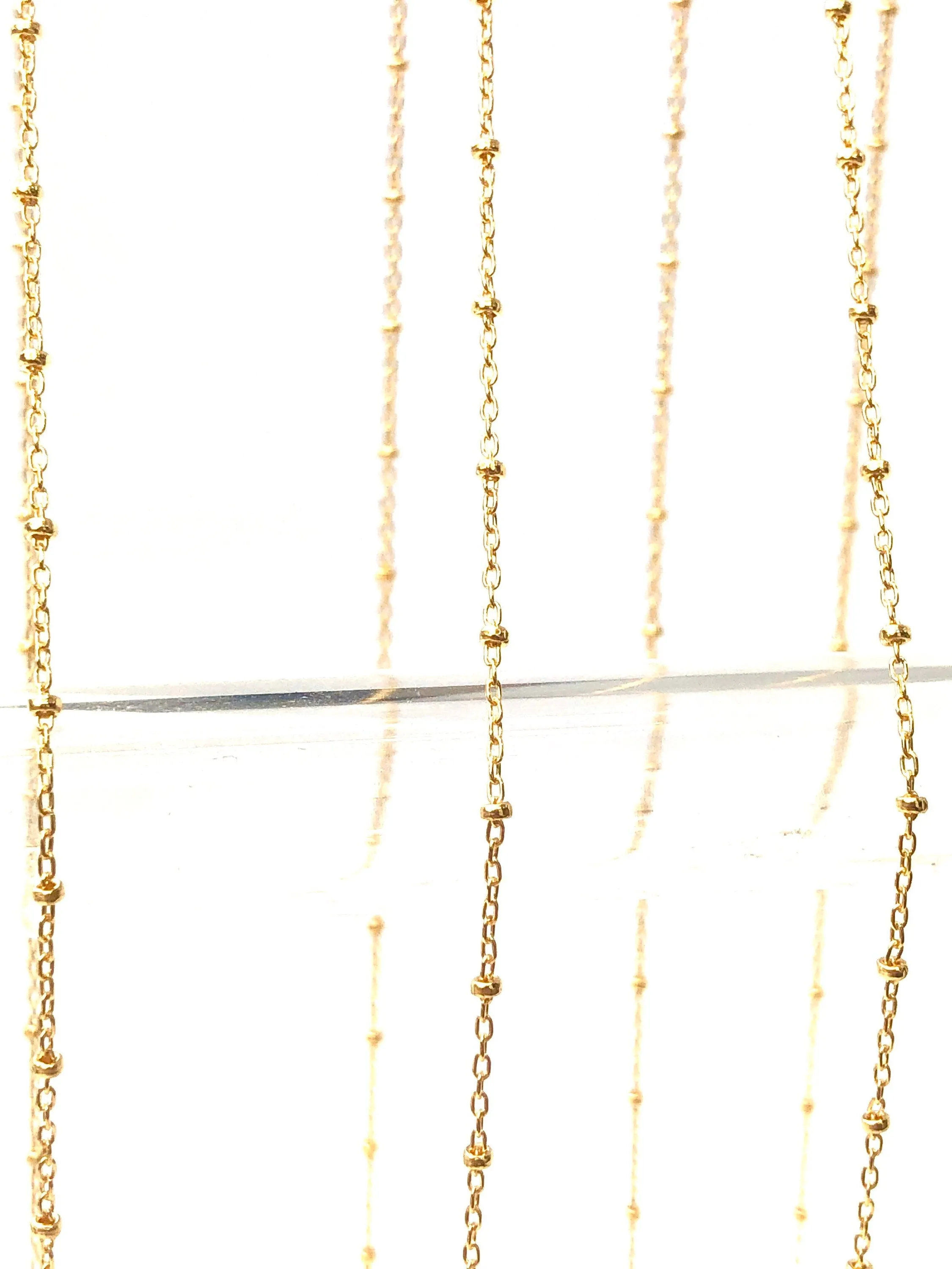 18” - 24 “ inch satellite 14KGF chain , 14K gold filled , SKU # SM879/29