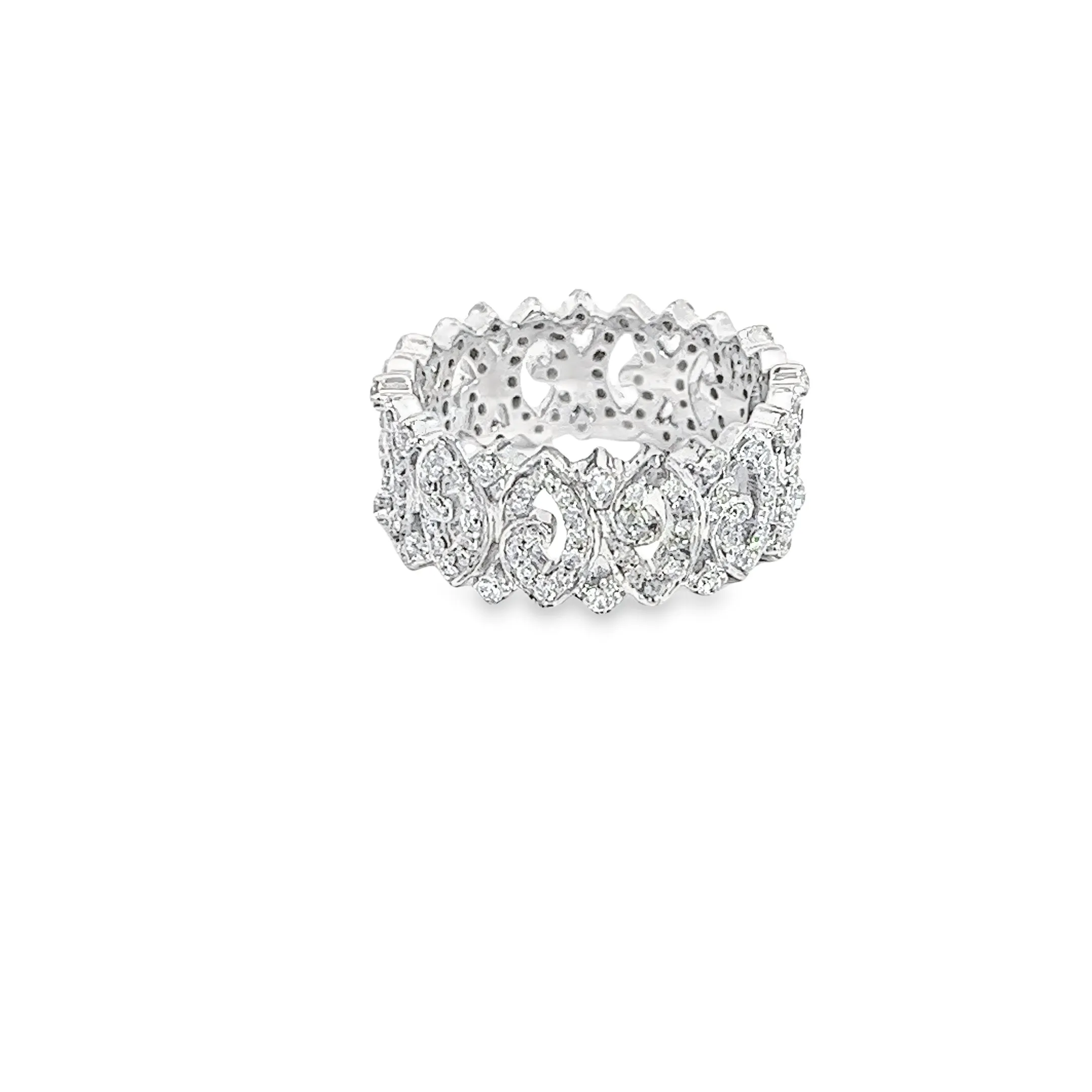 18k white gold 1.50ct G VS2 Round diamond ring