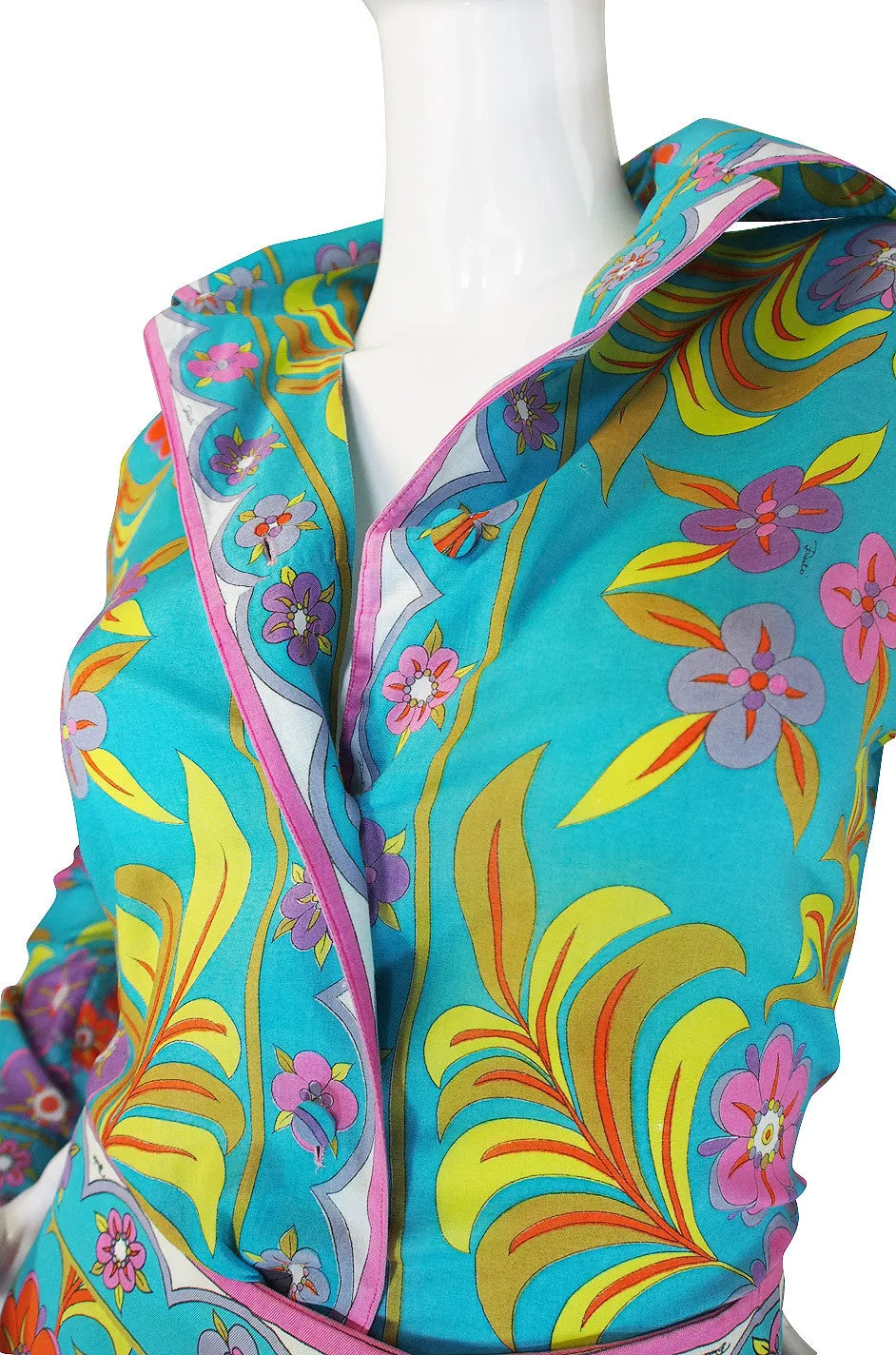 1960s Tropical Emilio Pucci Top & Skirt Set