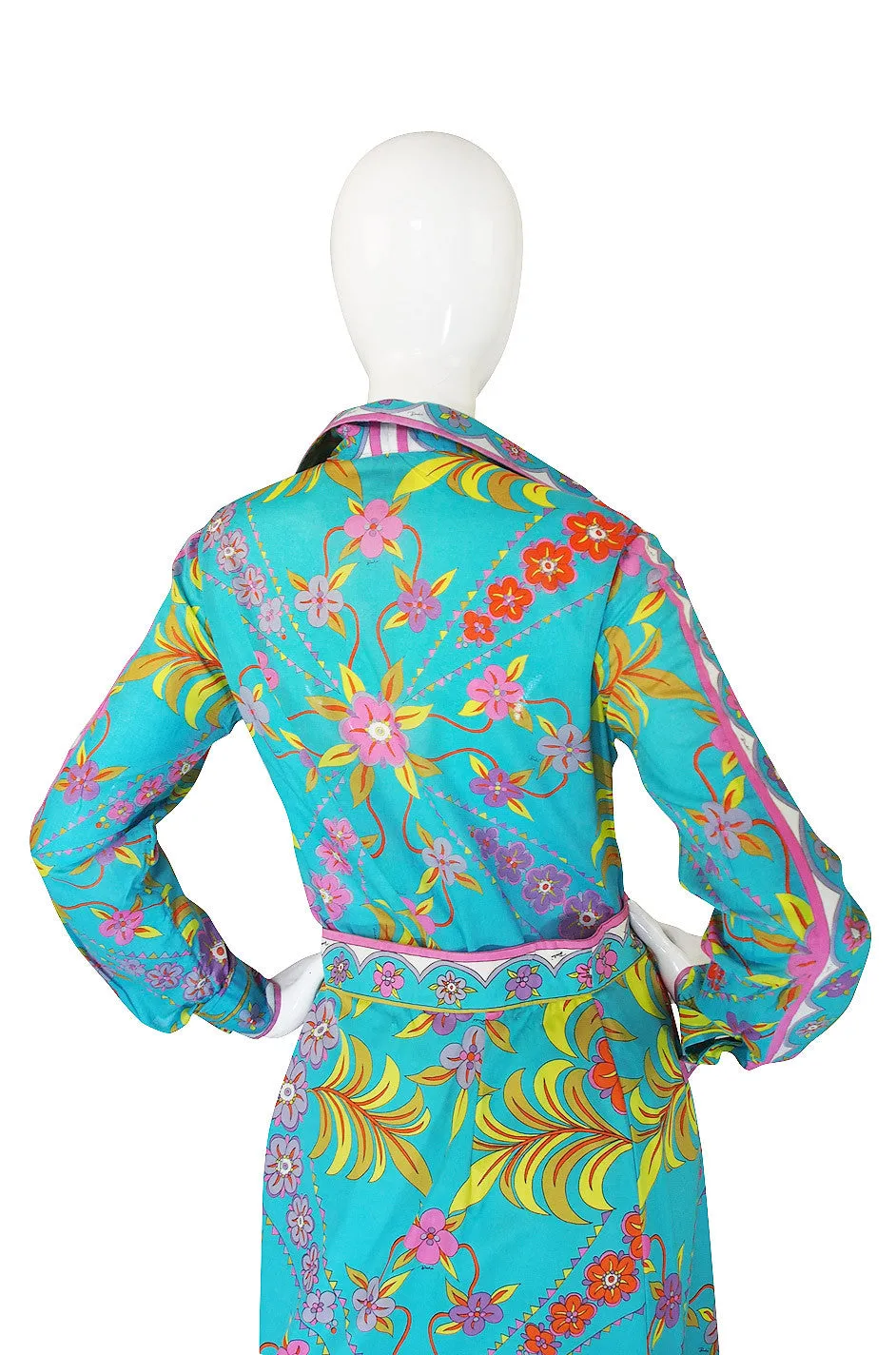1960s Tropical Emilio Pucci Top & Skirt Set