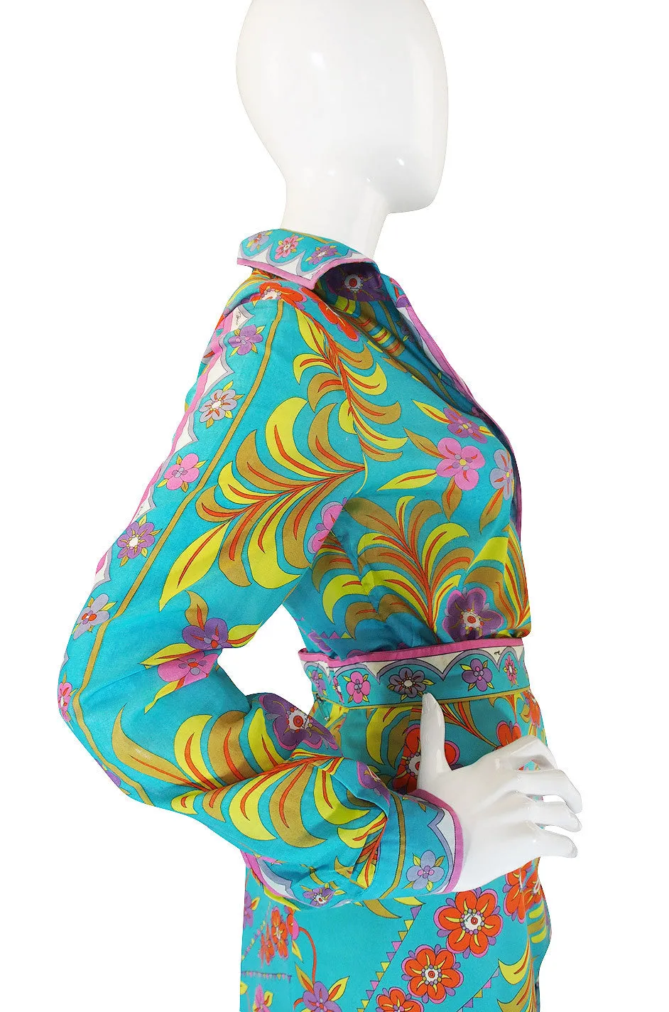1960s Tropical Emilio Pucci Top & Skirt Set
