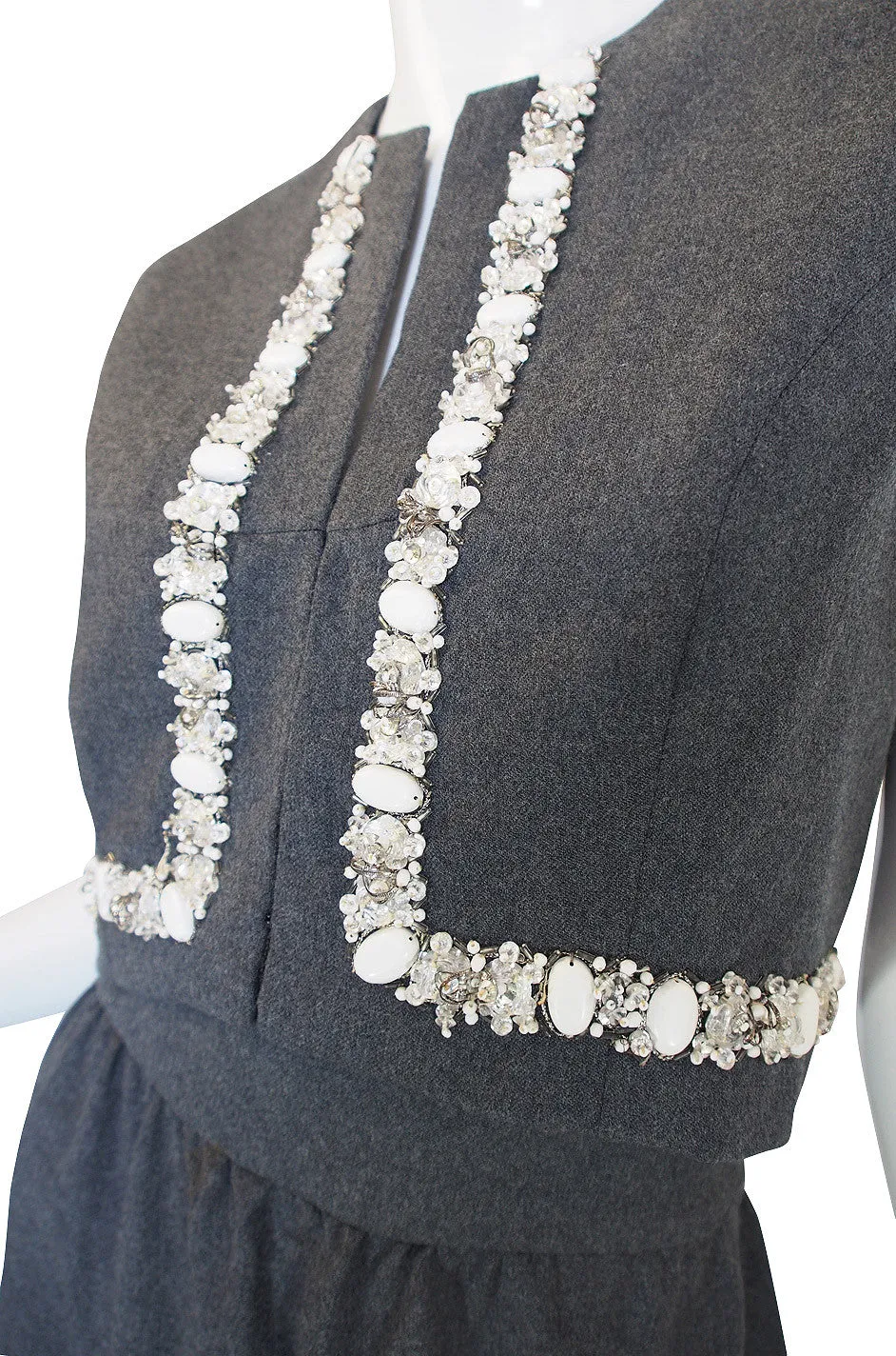 1970 Embellished J.G. Couture Vest & Skirt