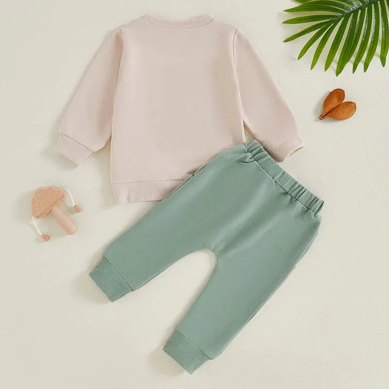1st Birthday Animal Theme Jogger Set