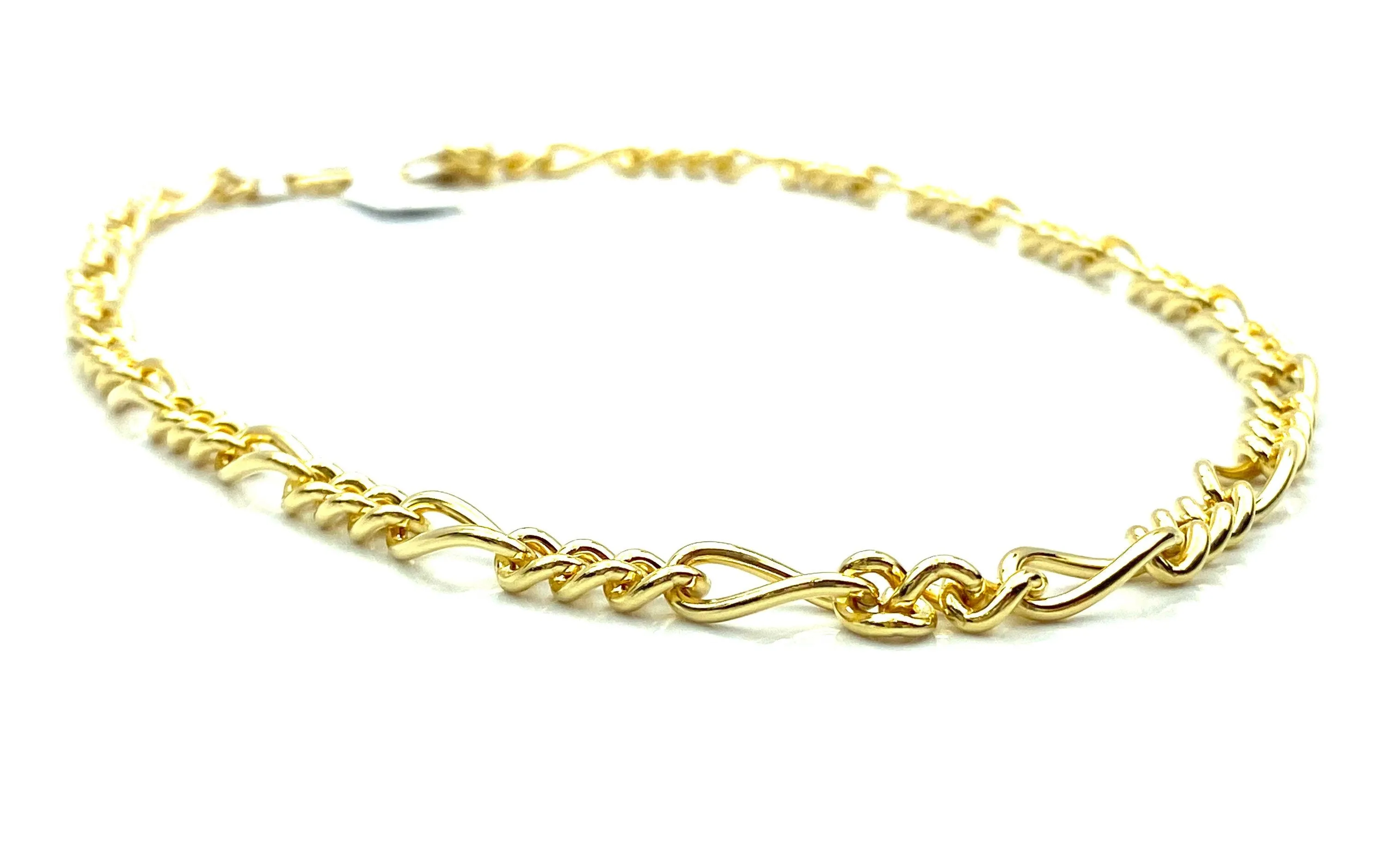 20” Figaro 14K Gold Filled Chain , Sku#S7031CLC