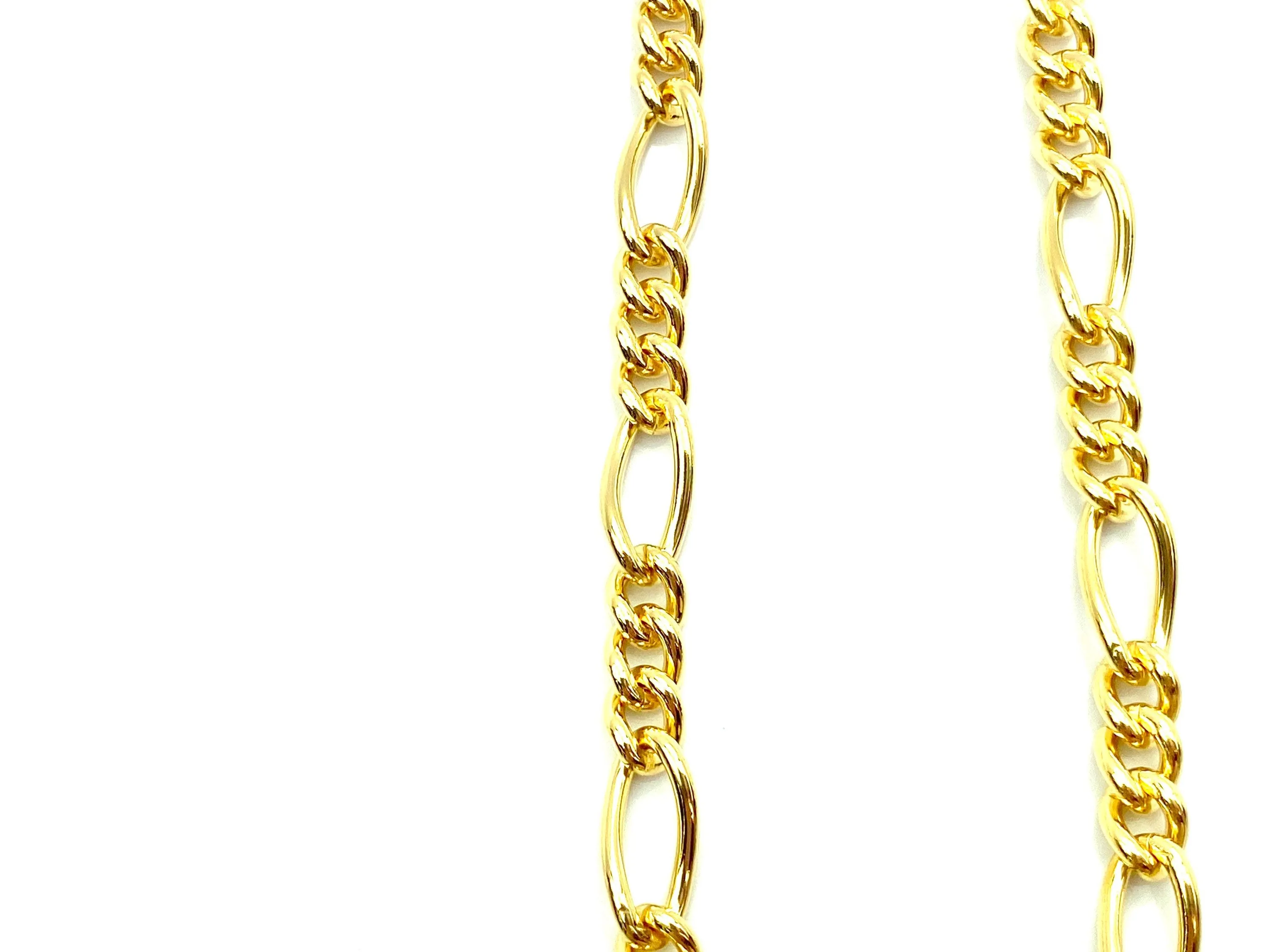 20” Figaro 14K Gold Filled Chain , Sku#S7031CLC