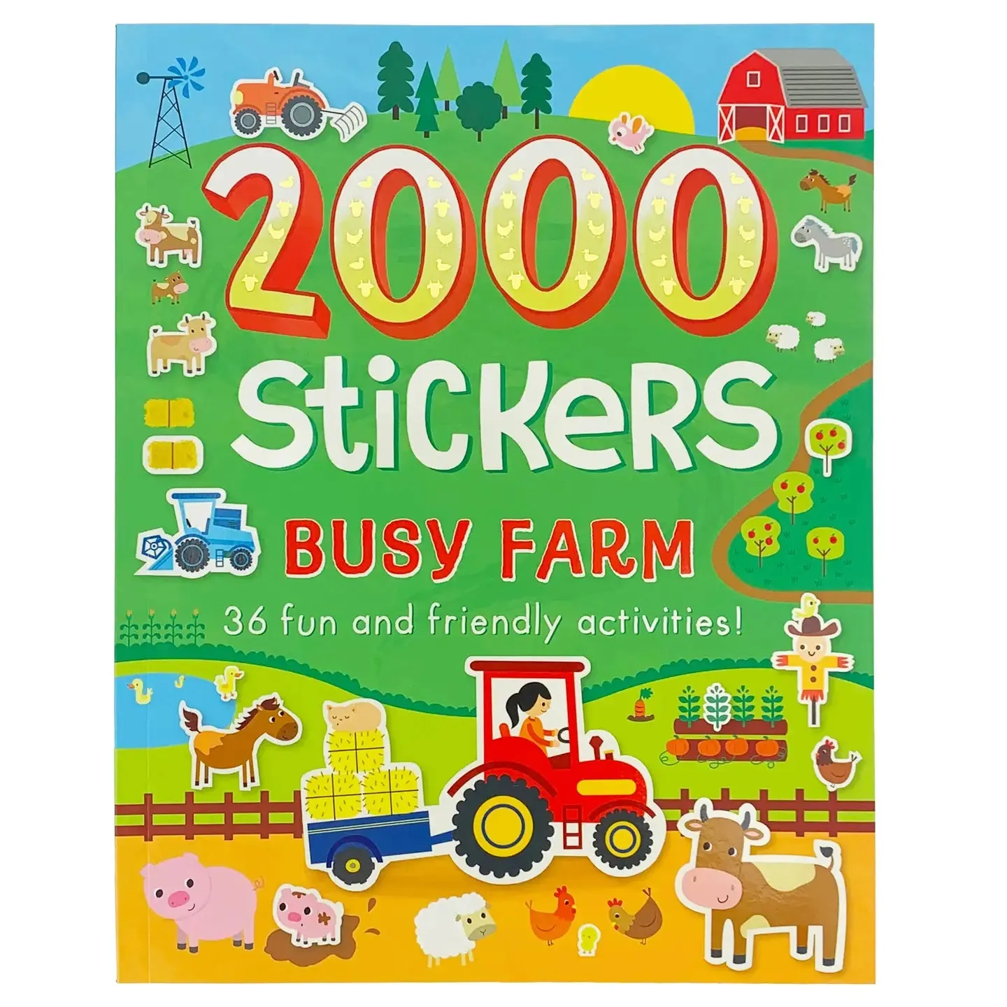 2000 STICKERS BUSY FARM ACTIVITY BOOK