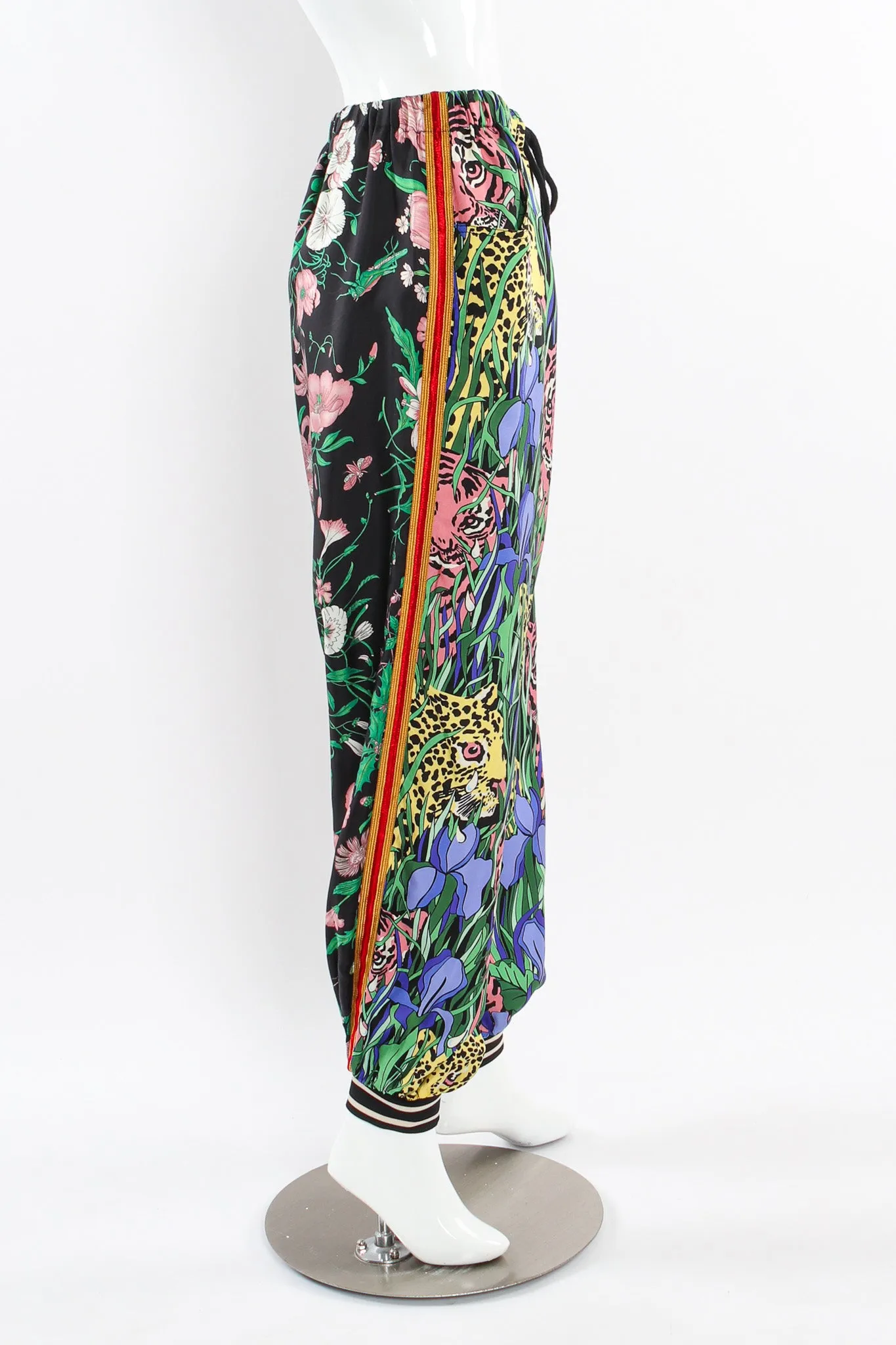 2019 A/W Feline Garden Silk Pant
