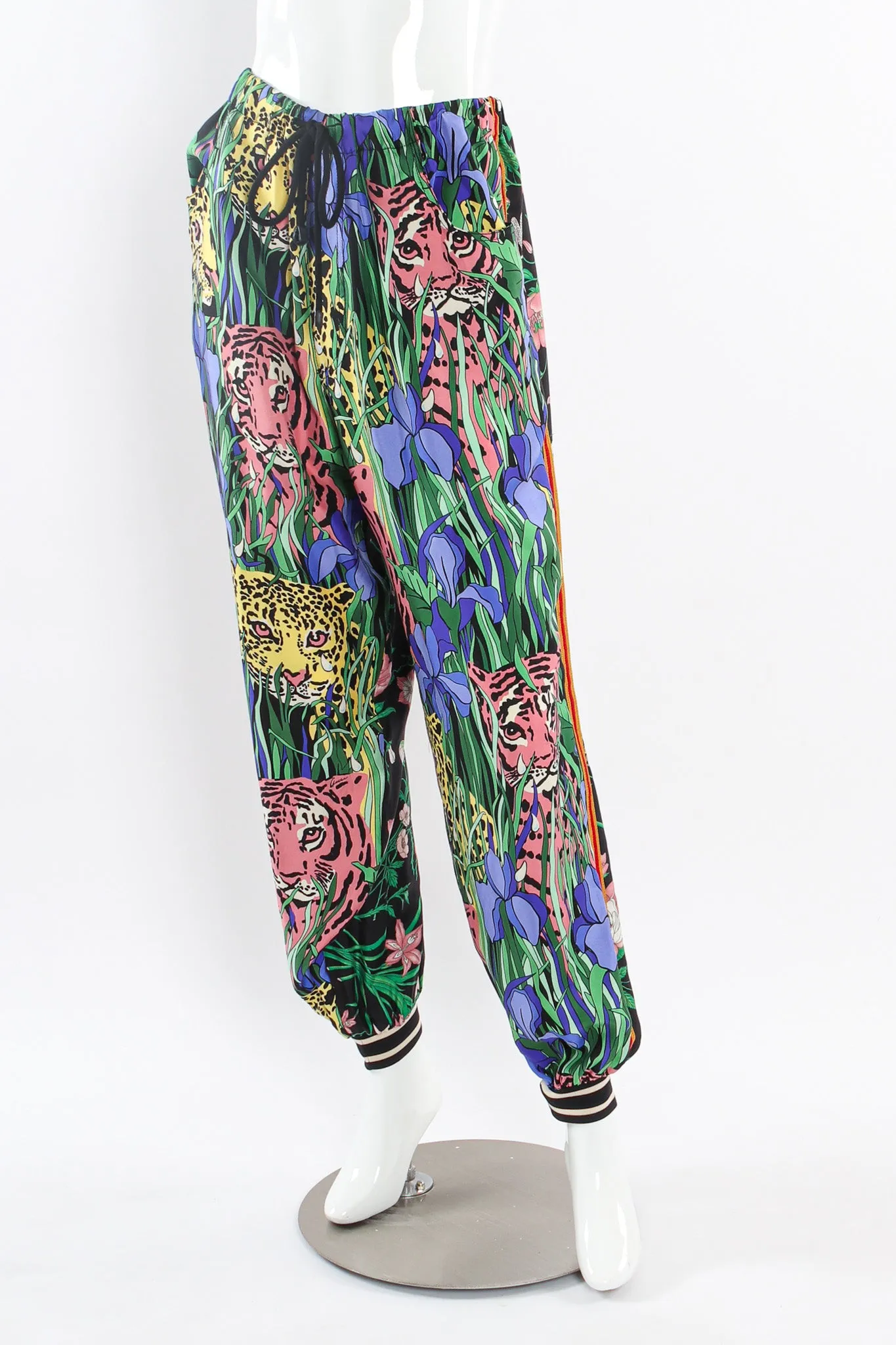 2019 A/W Feline Garden Silk Pant