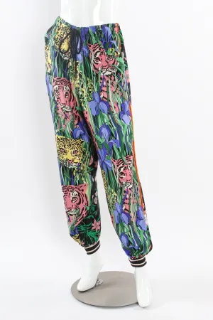 2019 A/W Feline Garden Silk Pant