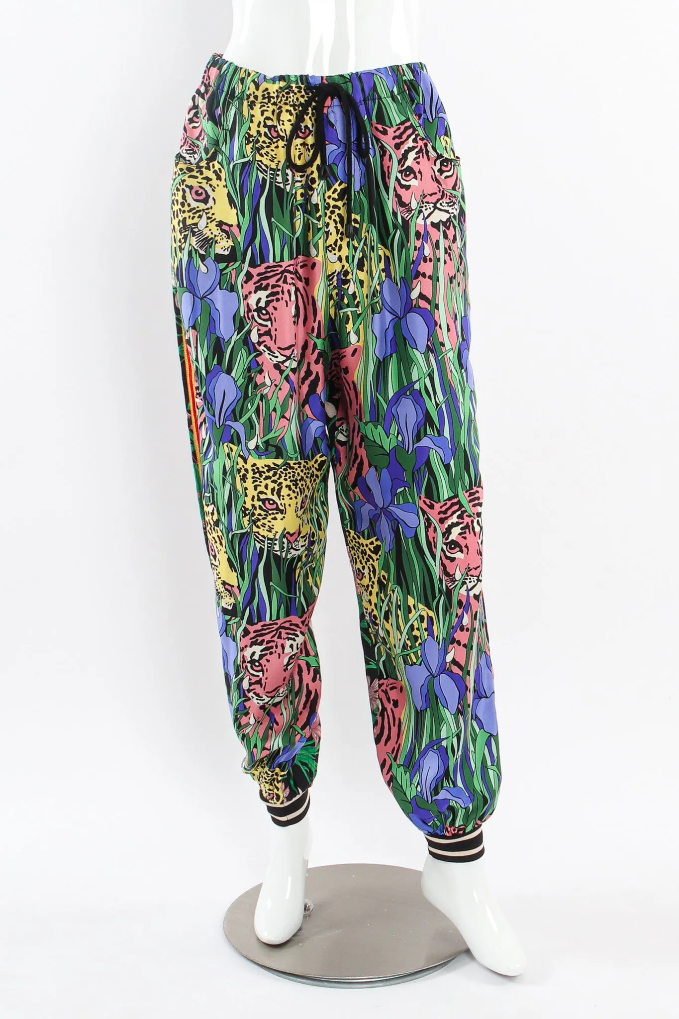 2019 A/W Feline Garden Silk Pant