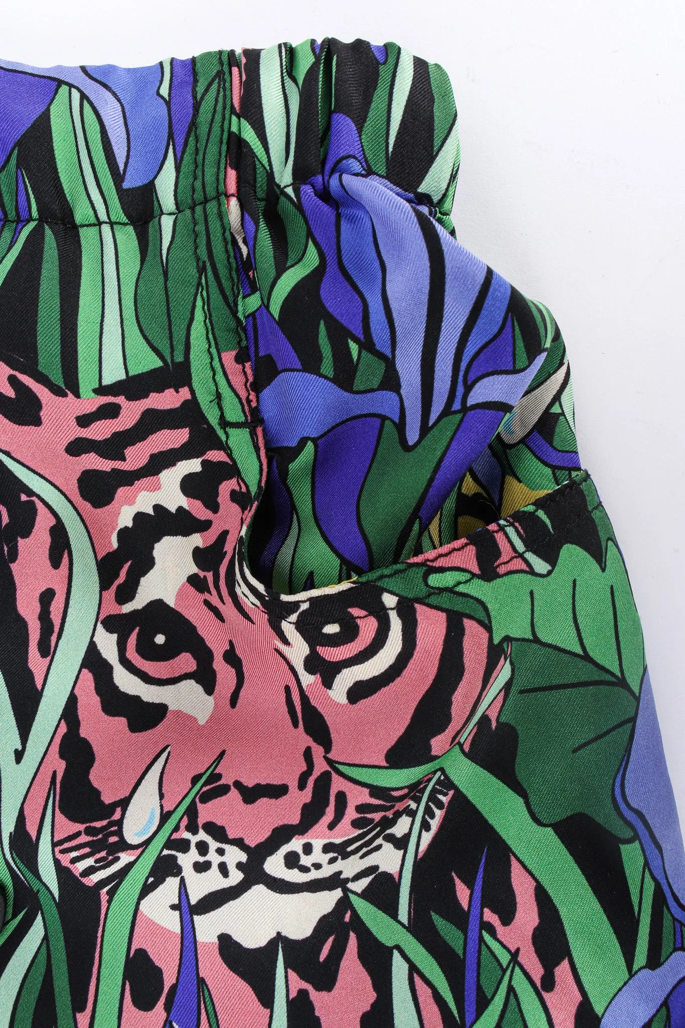 2019 A/W Feline Garden Silk Pant