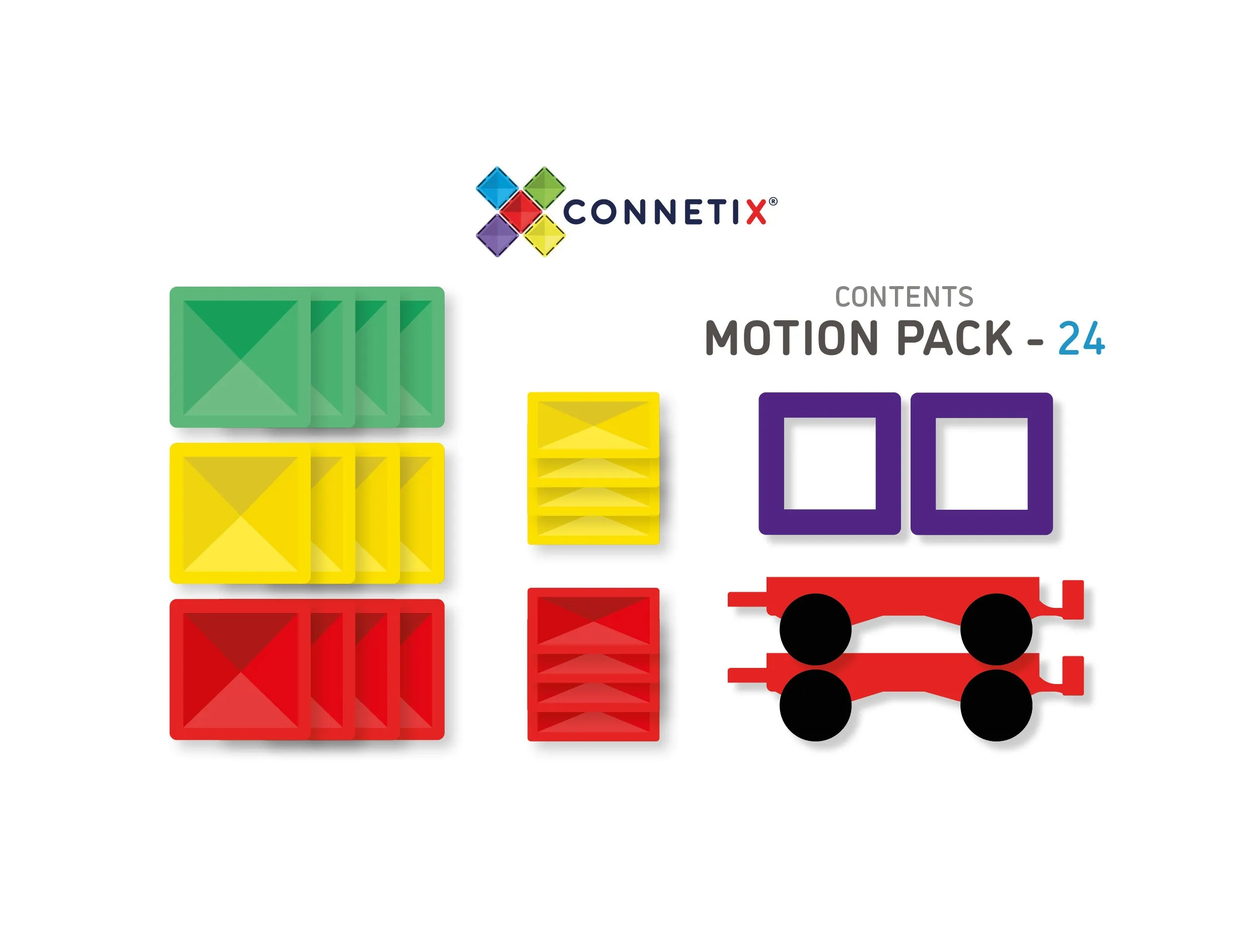 24 Piece Motion Pack Rainbow - 3 