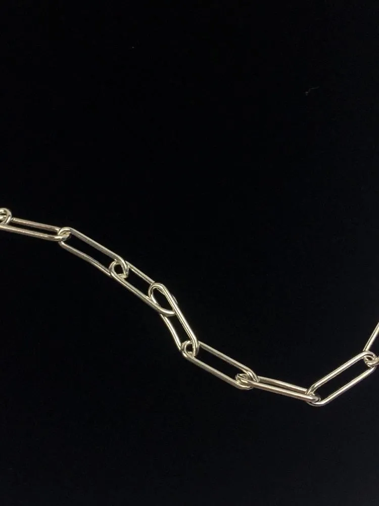 24” Sterling Silver Curb Chain, Sku SM35ILC-24