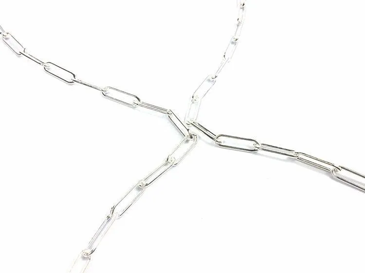 24” Sterling Silver Curb Chain, Sku SM35ILC-24
