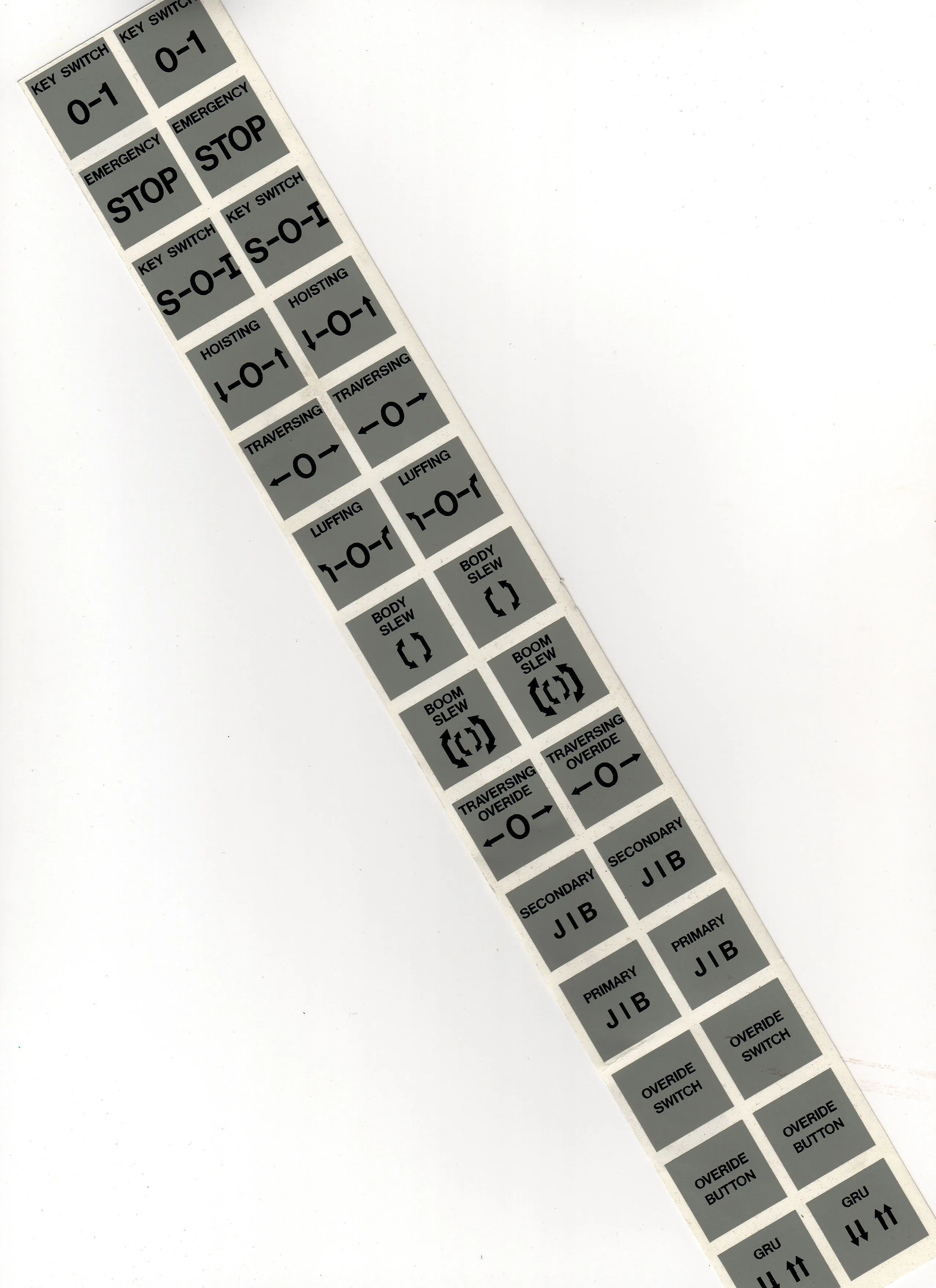 25mm Square Printed Labels