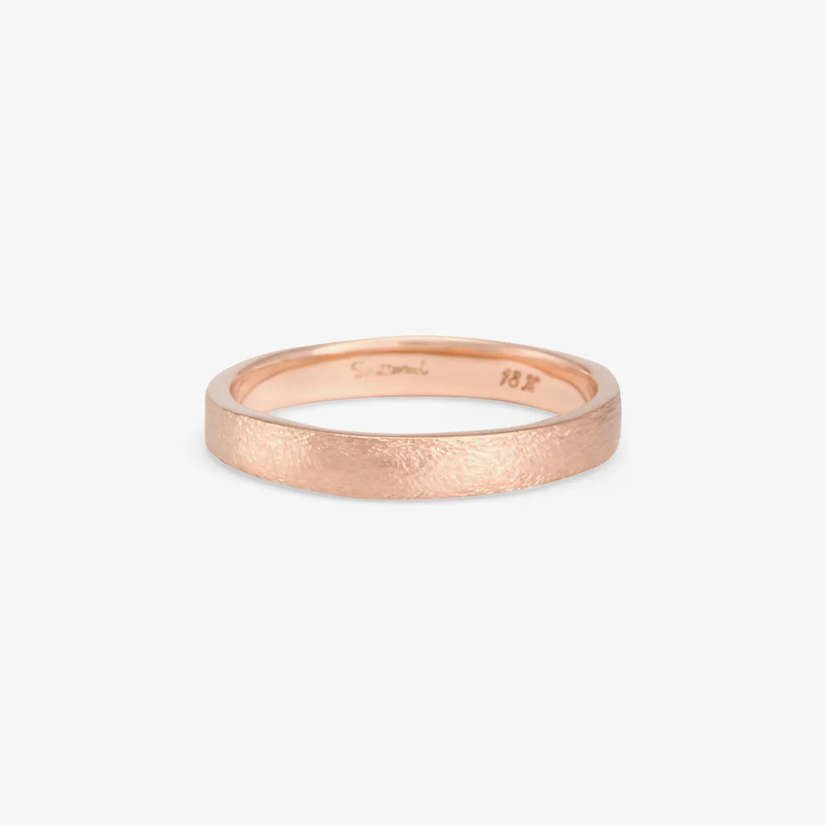 2.75mm Rough-Textured Square Band | R7402