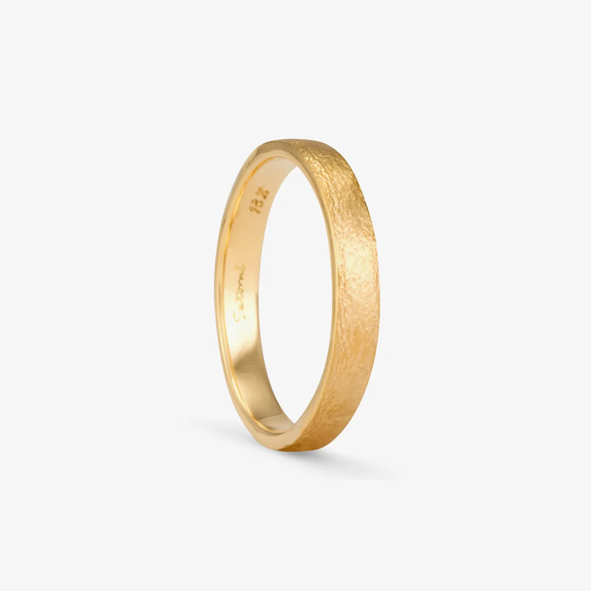 2.75mm Rough-Textured Square Band | R7402