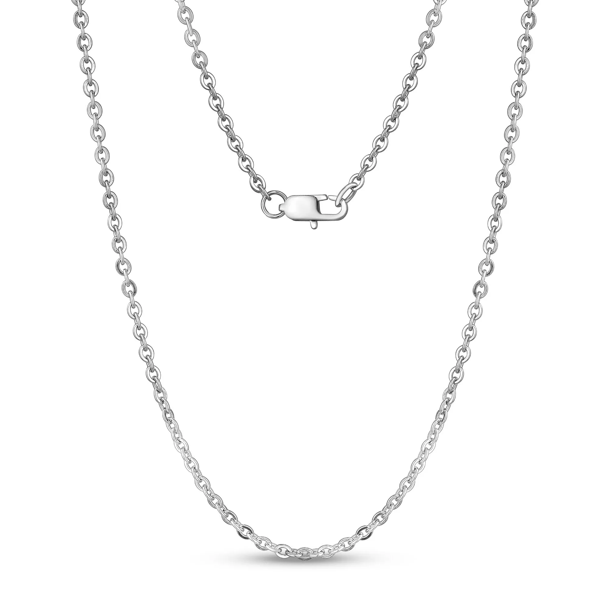 3mm Flat Anchor Oval Link Chain