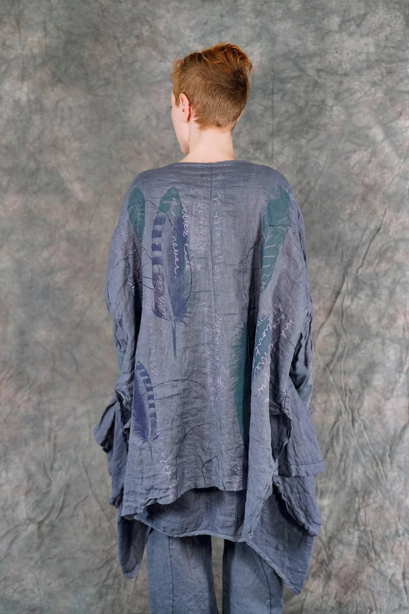 5253 Crinkle Cardi River Mist-P