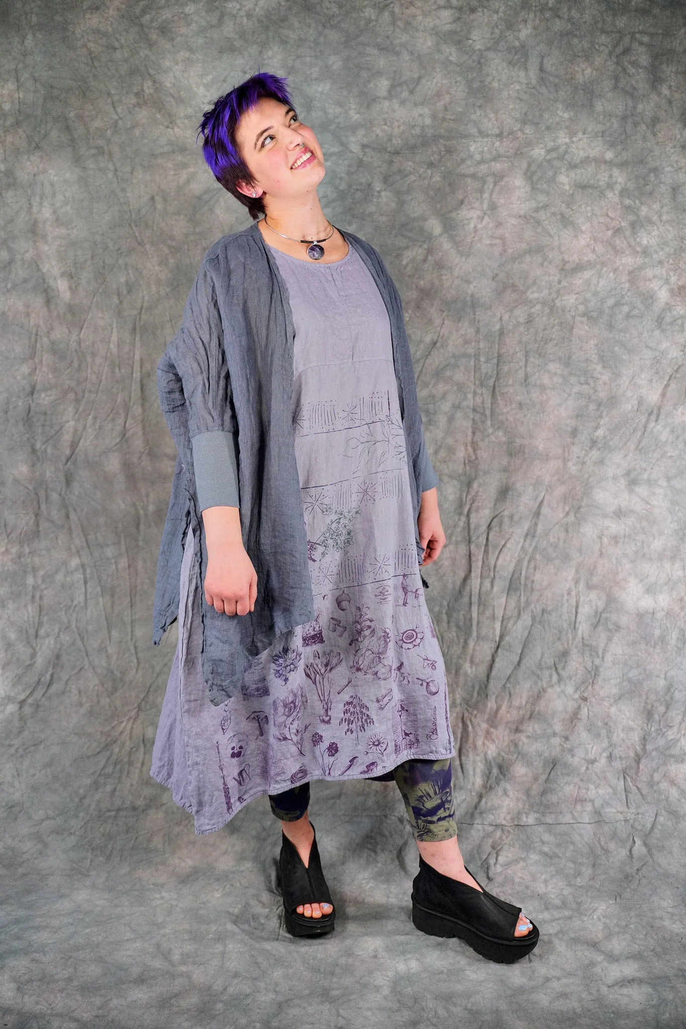 5253 Crinkle Cardi River Mist-P
