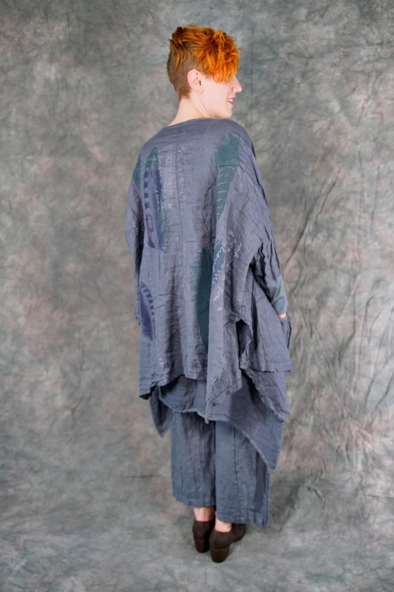 5253 Crinkle Cardi River Mist-P